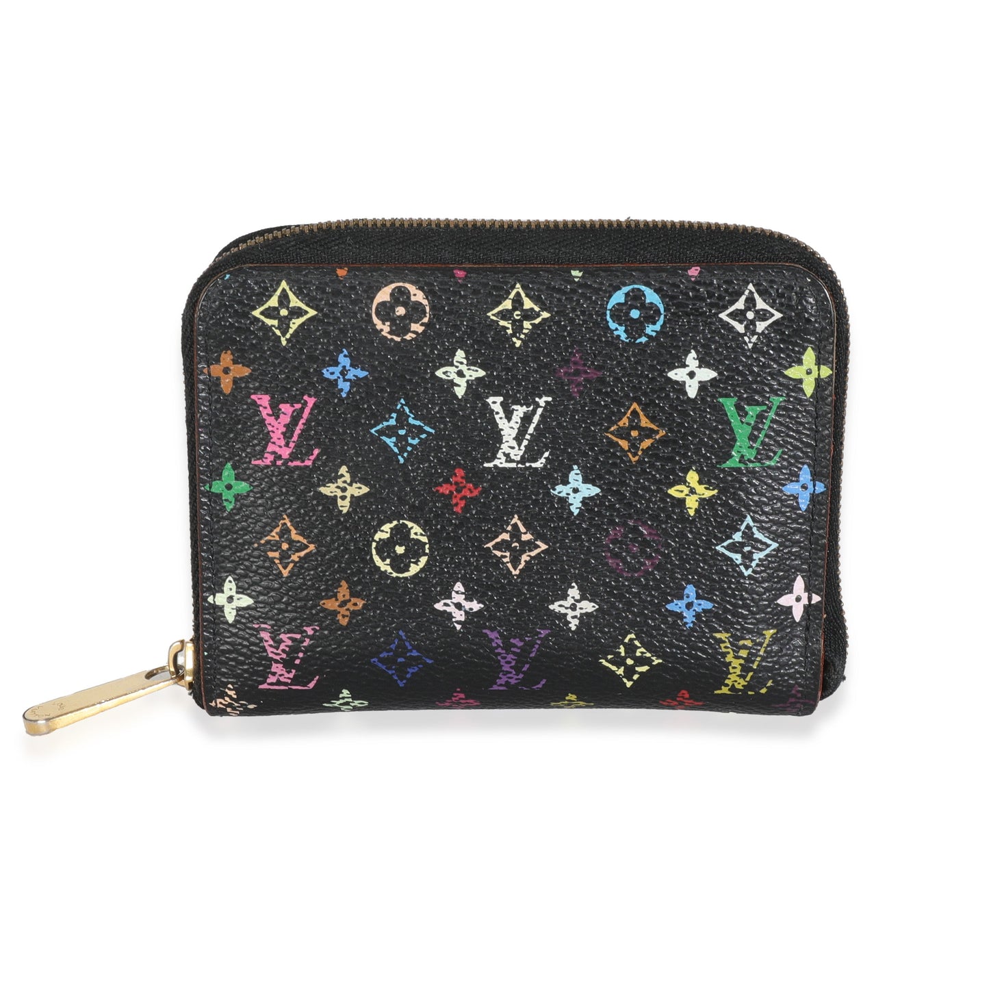 Louis Vuitton Black Multicolor Monogram Canvas Zippy Coin Purse