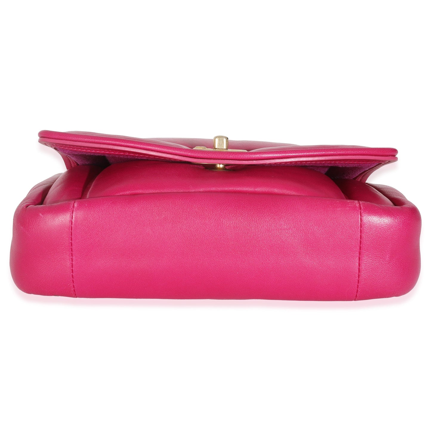 Chanel Dark Pink Lambskin Medium Simply Flap Bag