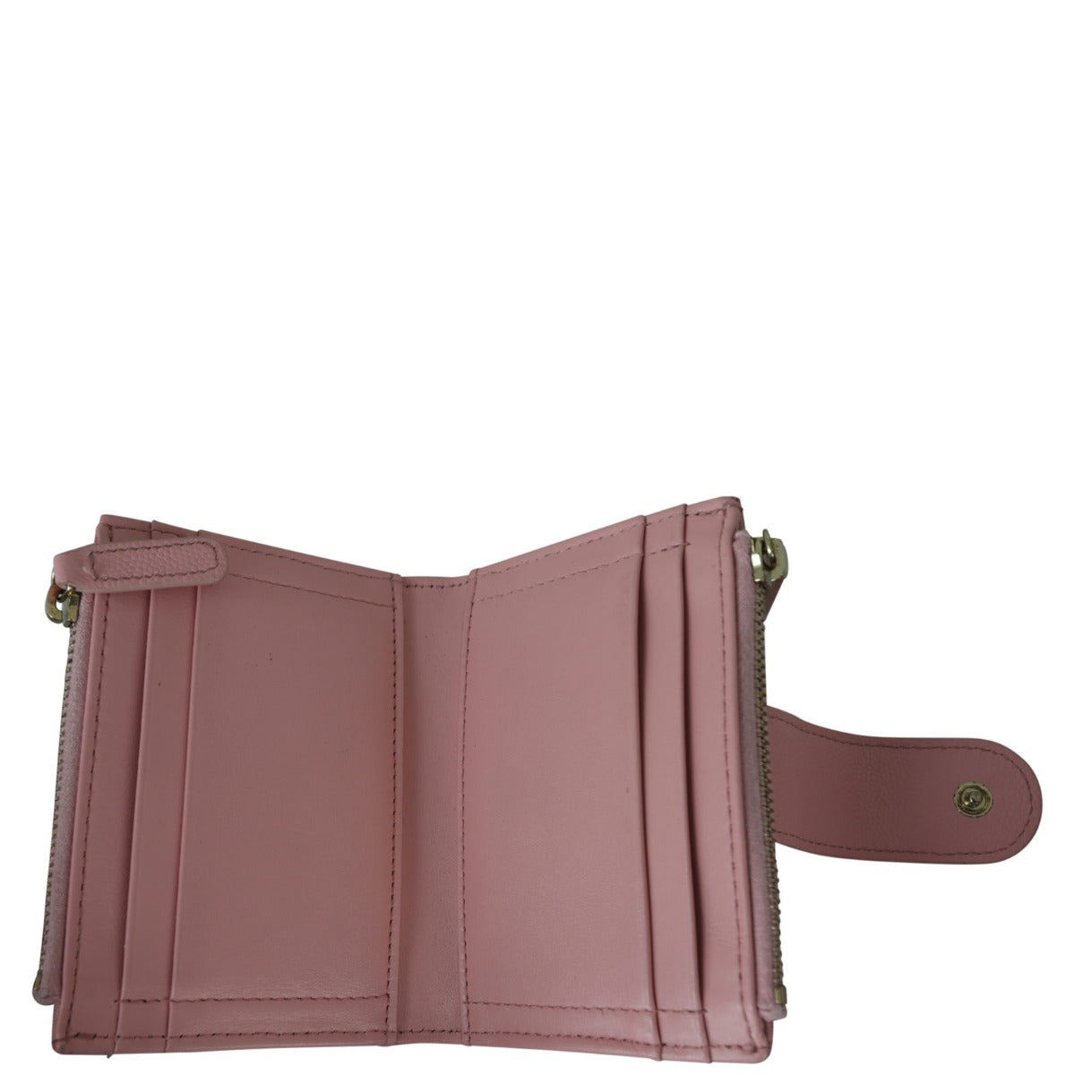 Chanel Double Zip Mini French Wallet