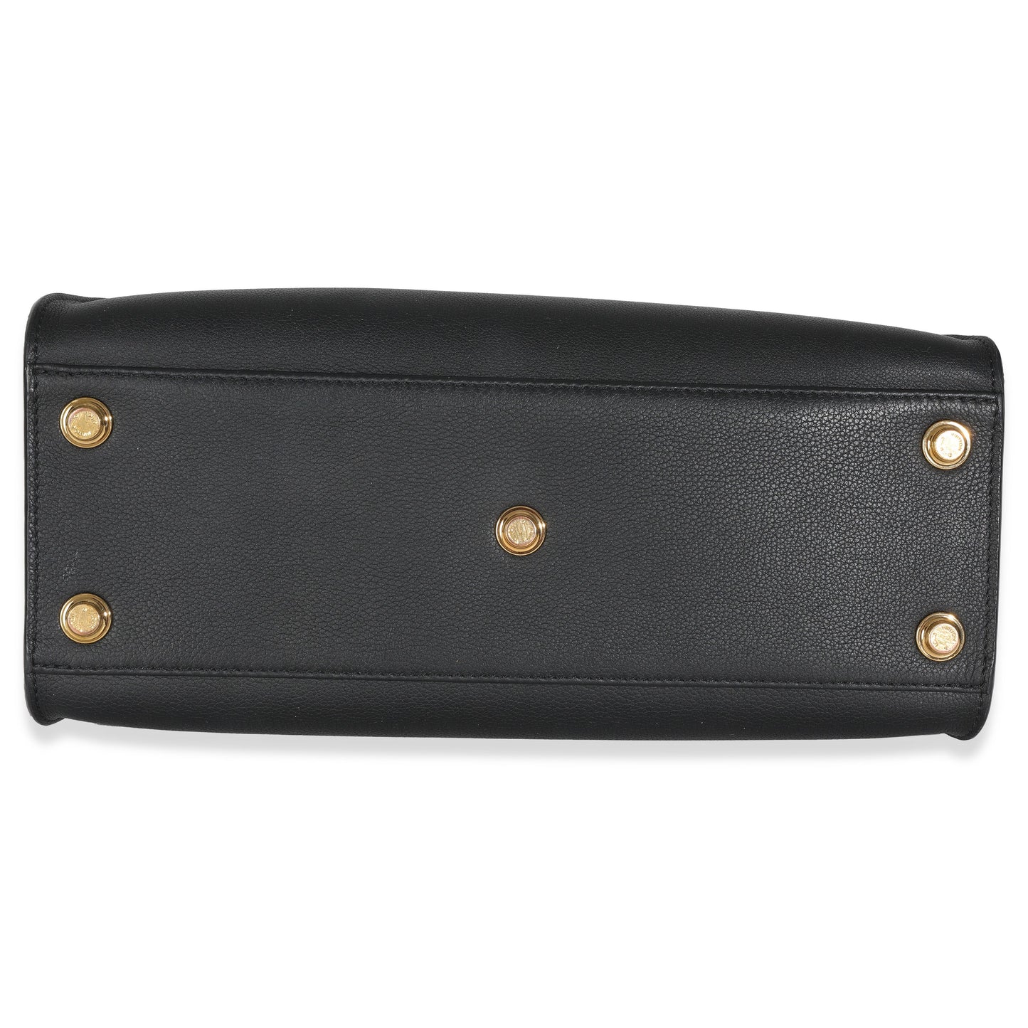 Louis Vuitton Black Calfskin Monogram Tufting On My Side MM