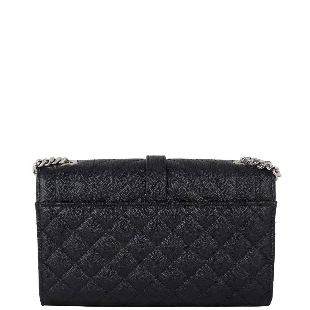 Saint Laurent Monogram Mix Matelasse Envelope Chain Bag Small