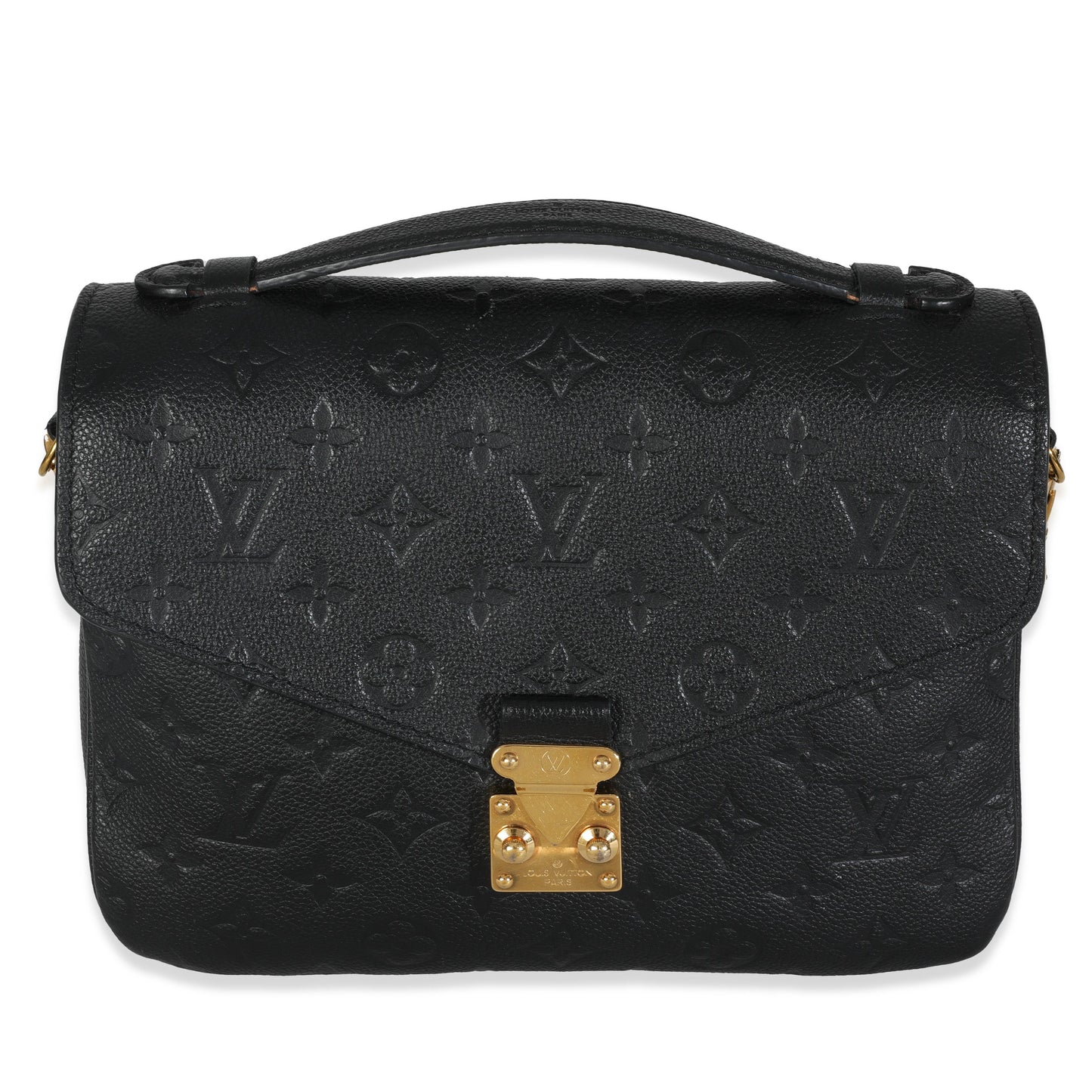 Louis Vuitton Black Monogram Empreinte Pochette Metis
