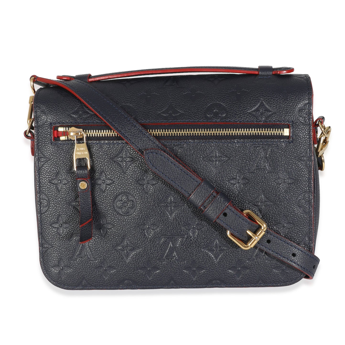 Louis Vuitton Marine Rouge Monogram Empreinte Pochette Metis