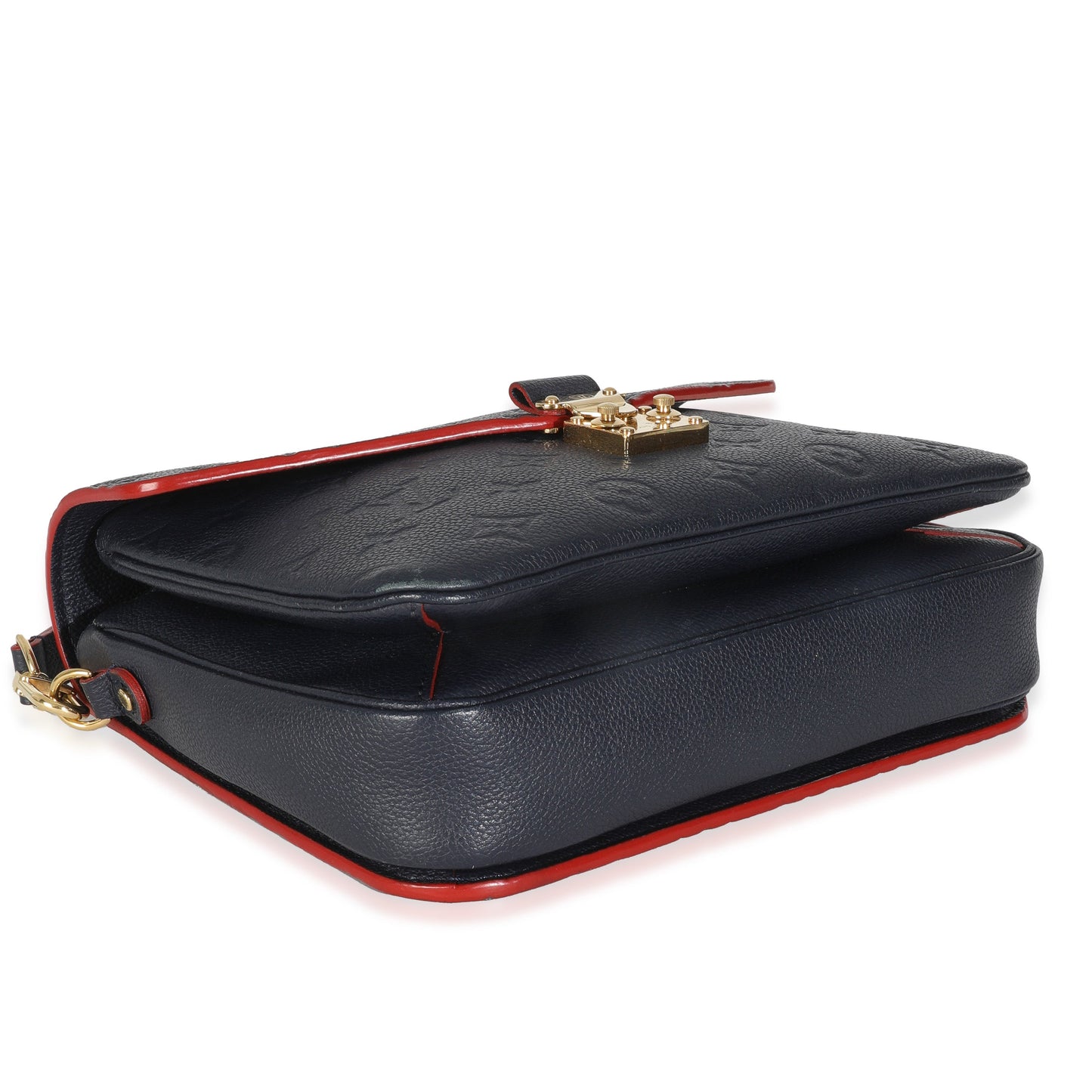 Louis Vuitton Marine Rouge Monogram Empreinte Pochette Metis
