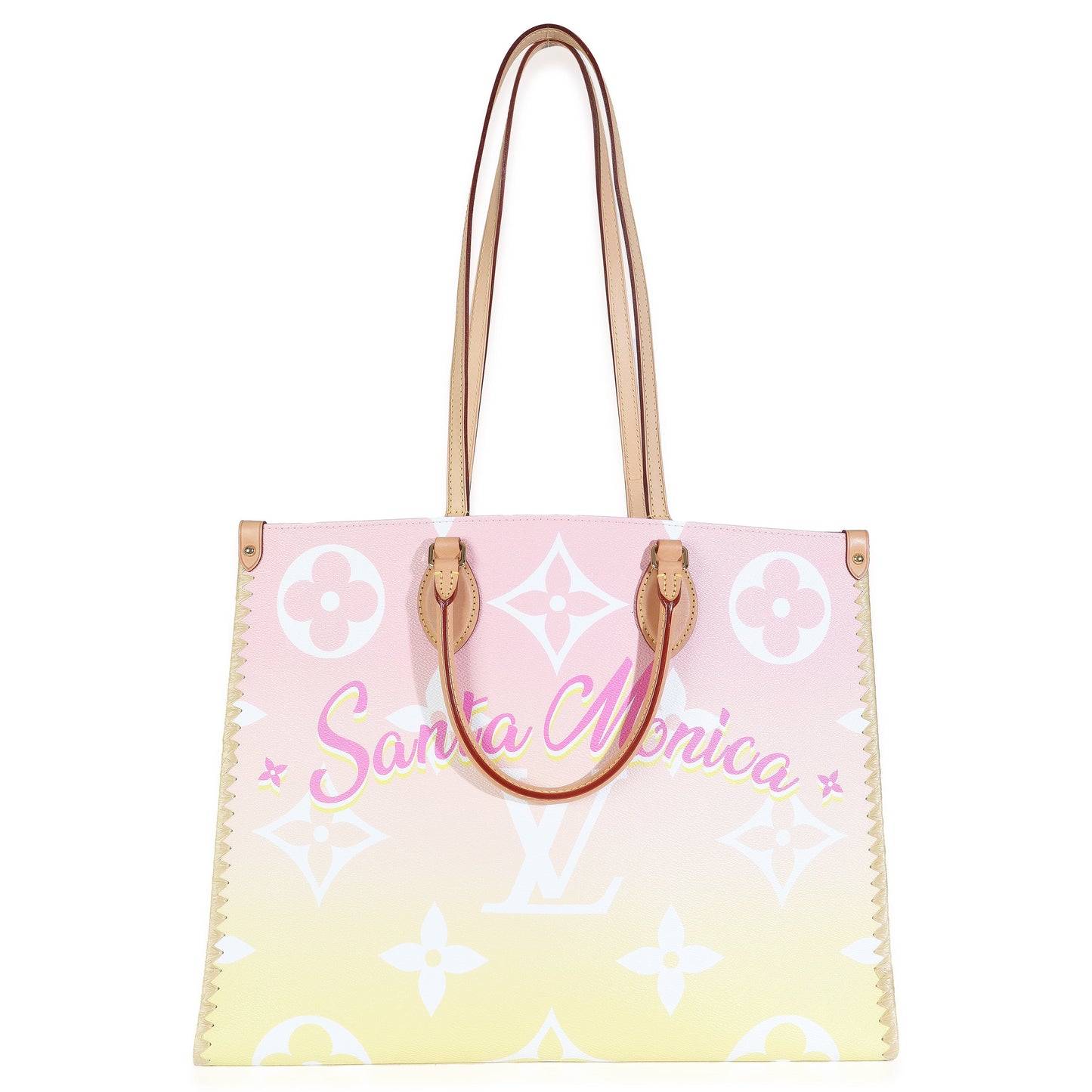 Louis Vuitton Light Pink Monogram Giant By The Pool Santa Monica Onthego GM