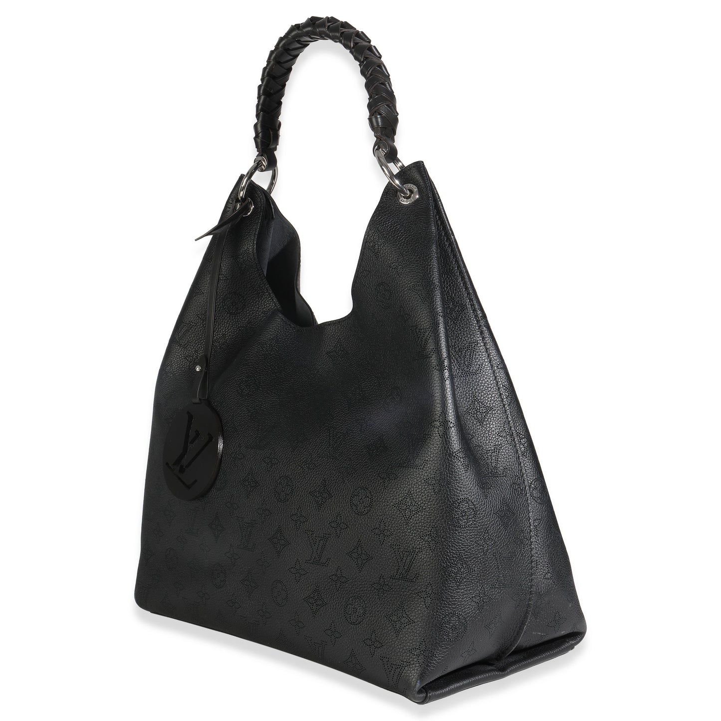 Louis Vuitton Black Monogram Mahina Carmel Hobo