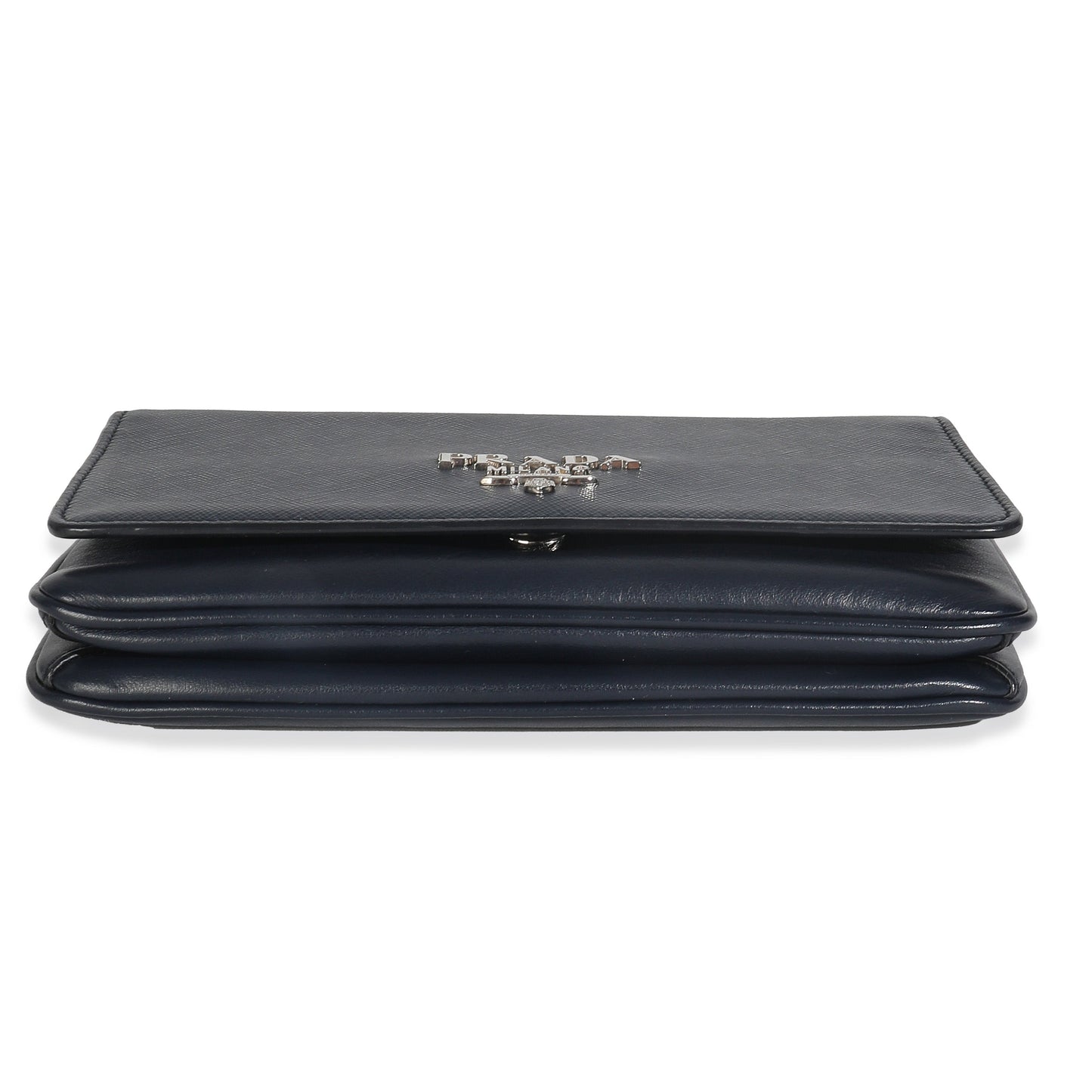 Prada Bluette Saffiano Chain Shoulder Bag