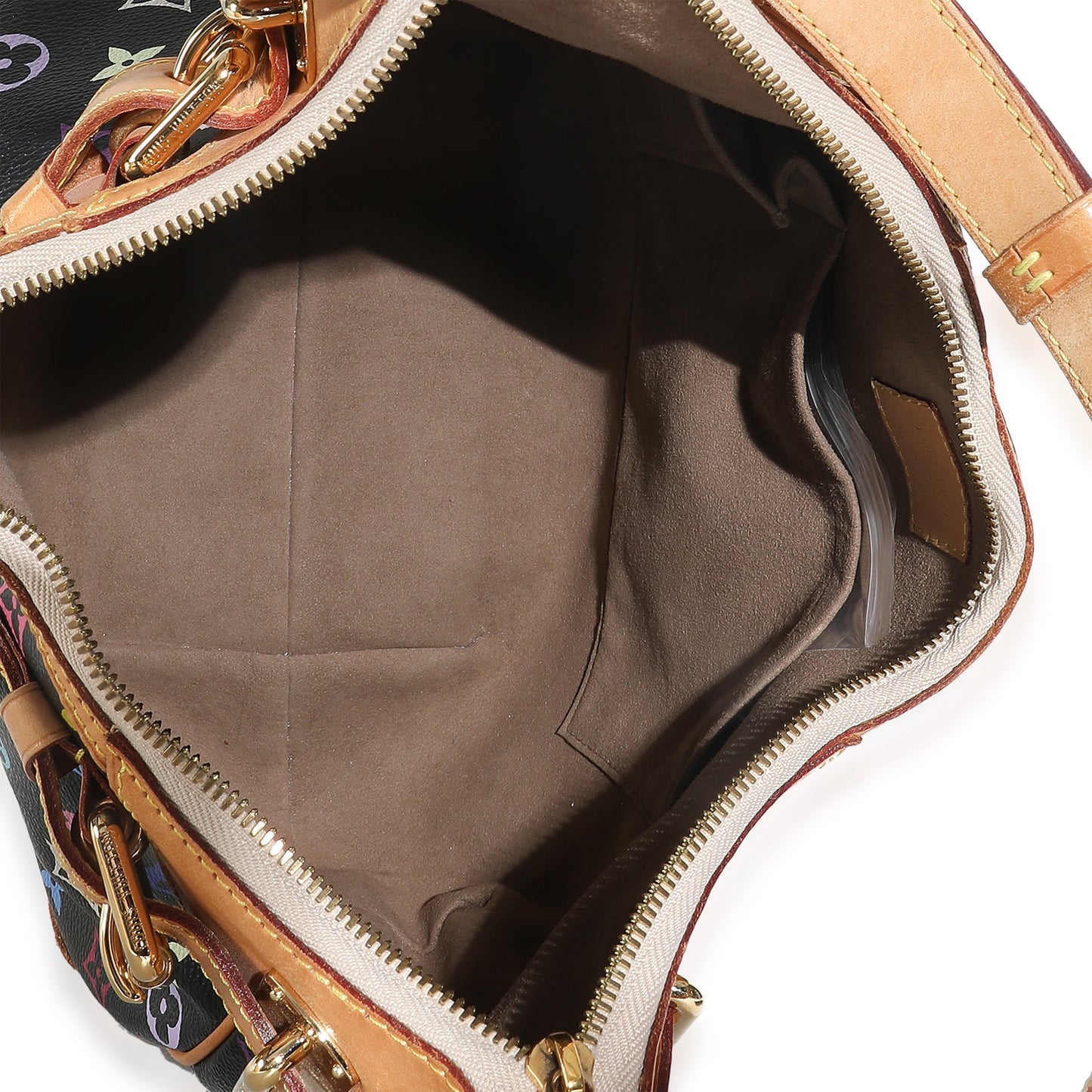 Louis Vuitton Black Monogram Multicolore Canvas Greta