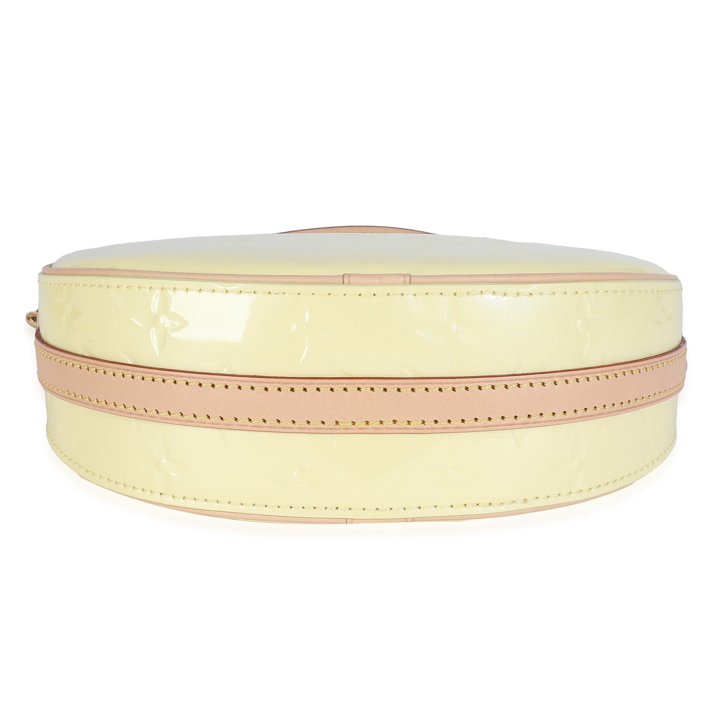 Louis Vuitton Light Yellow Monogram Vernis Croissant NM