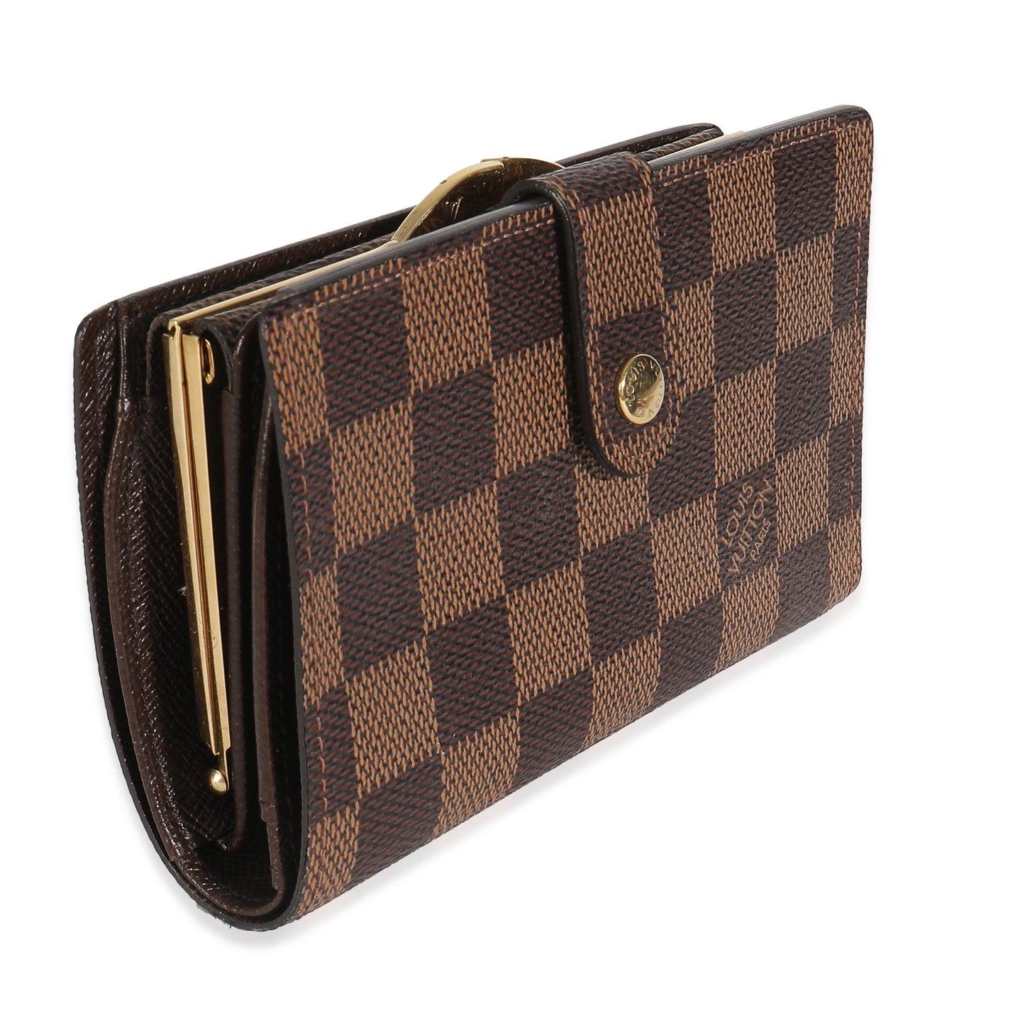 Louis Vuitton Damier Ebene Canvas French Purse