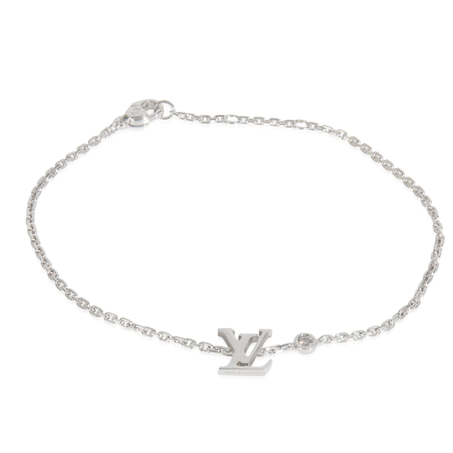 Louis Vuitton White Gold Diamond Idylle Blossom Bracelet