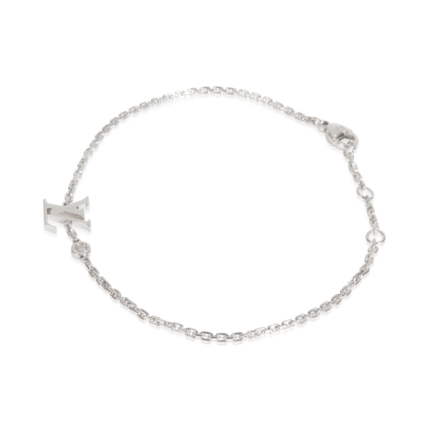 Louis Vuitton White Gold Diamond Idylle Blossom Bracelet