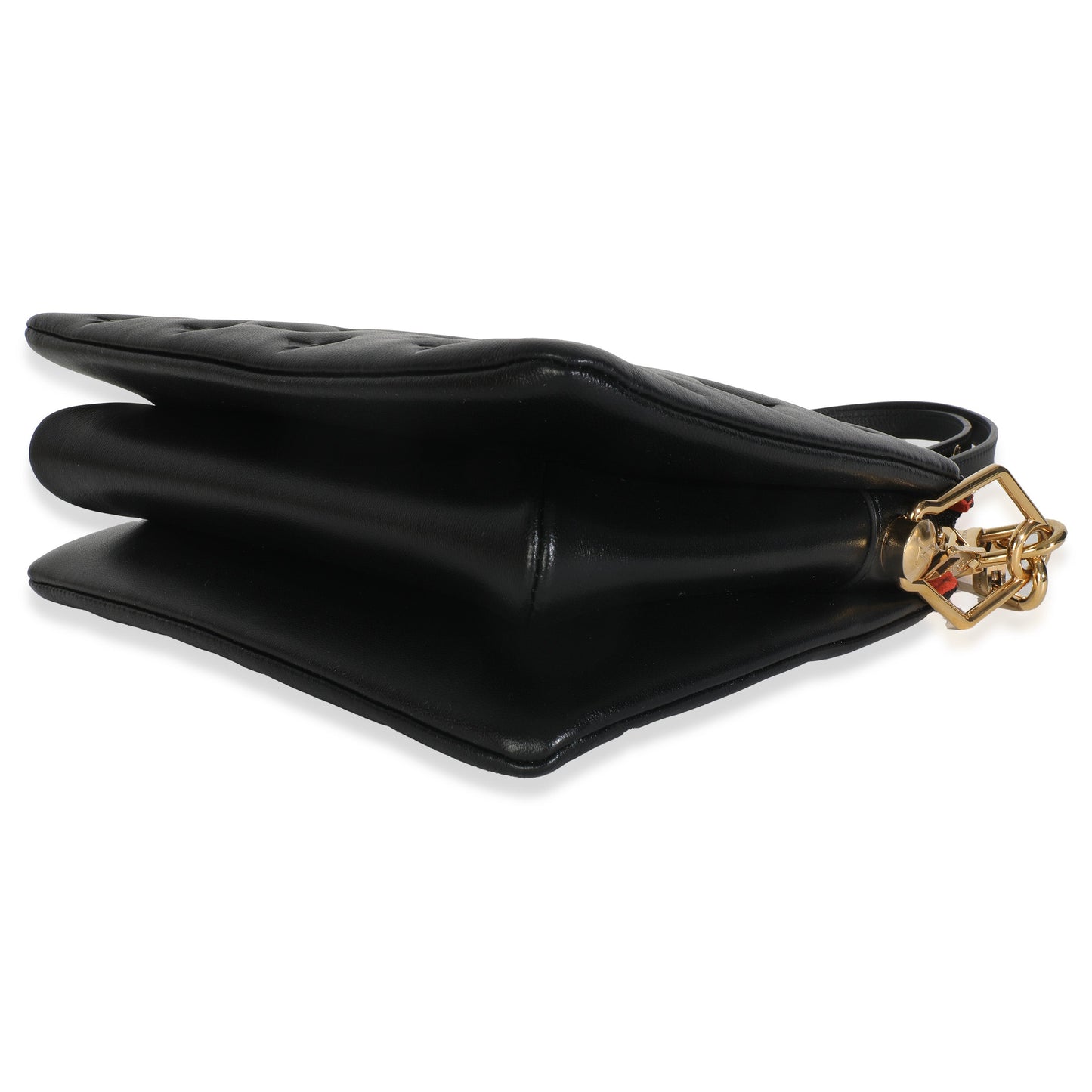 Louis Vuitton Black Puffy Monogram Lambskin Coussin BB