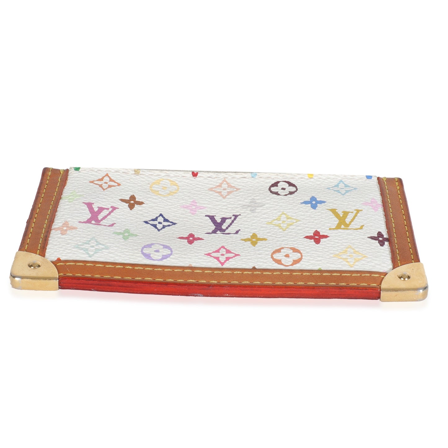 Louis Vuitton White Monogram Multicolore Canvas Key Pouch