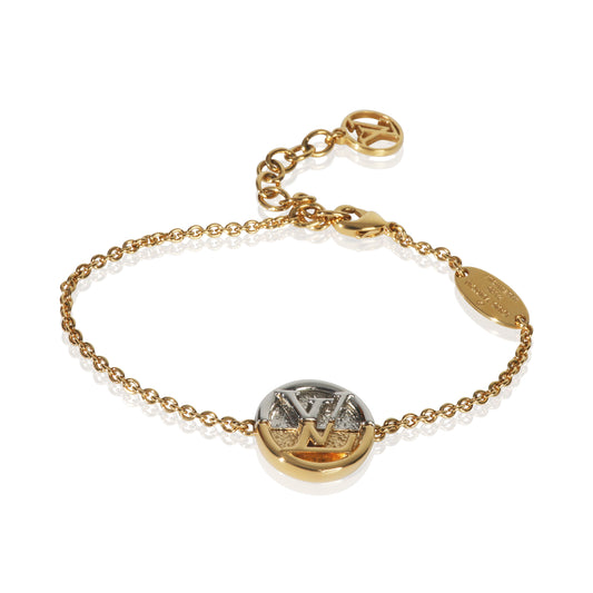 Louis Vuitton Gold-Plated  L to V Bracelet