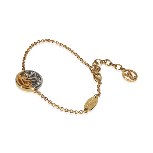 Louis Vuitton Gold-Plated  L to V Bracelet