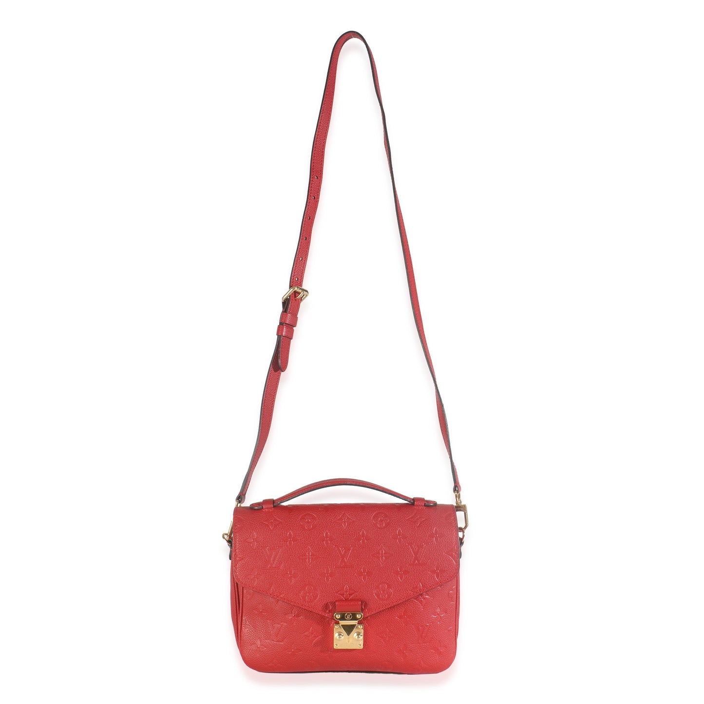 Louis Vuitton Scarlet Monogram Empreinte Pochette Metis