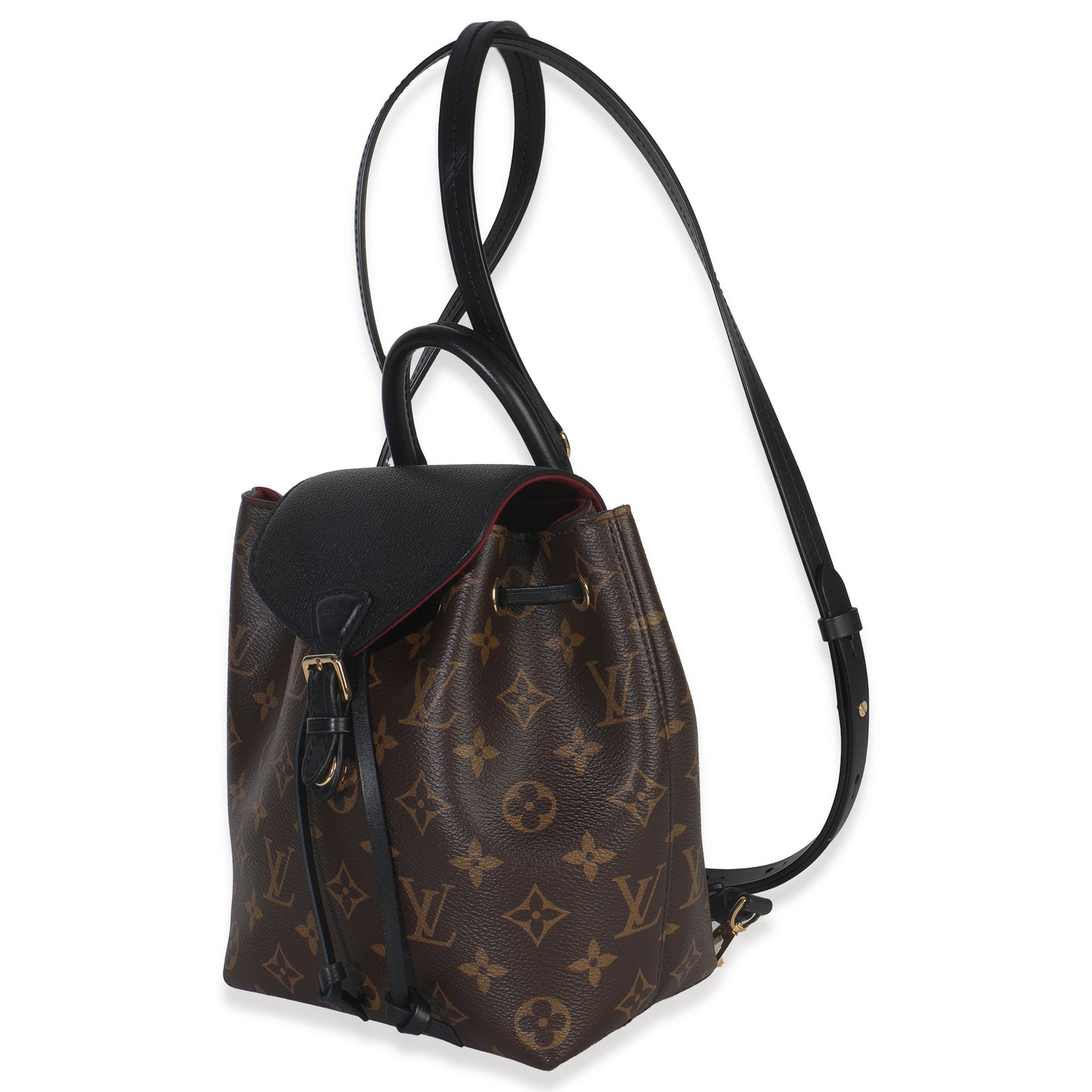 Louis Vuitton Black Monogram Canvas Montsouris BB NM