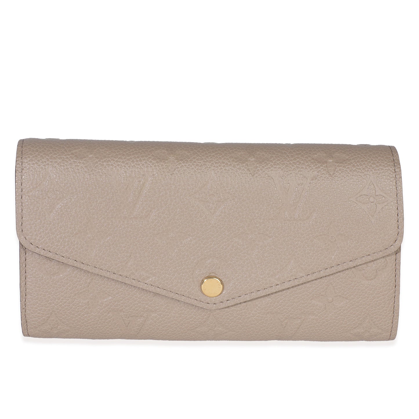 Louis Vuitton Turtledove Monogram Empreinte Sarah Wallet