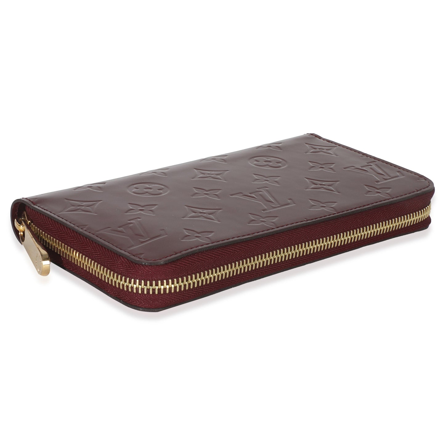 Louis Vuitton Red Monogram Vernis Zippy Wallet