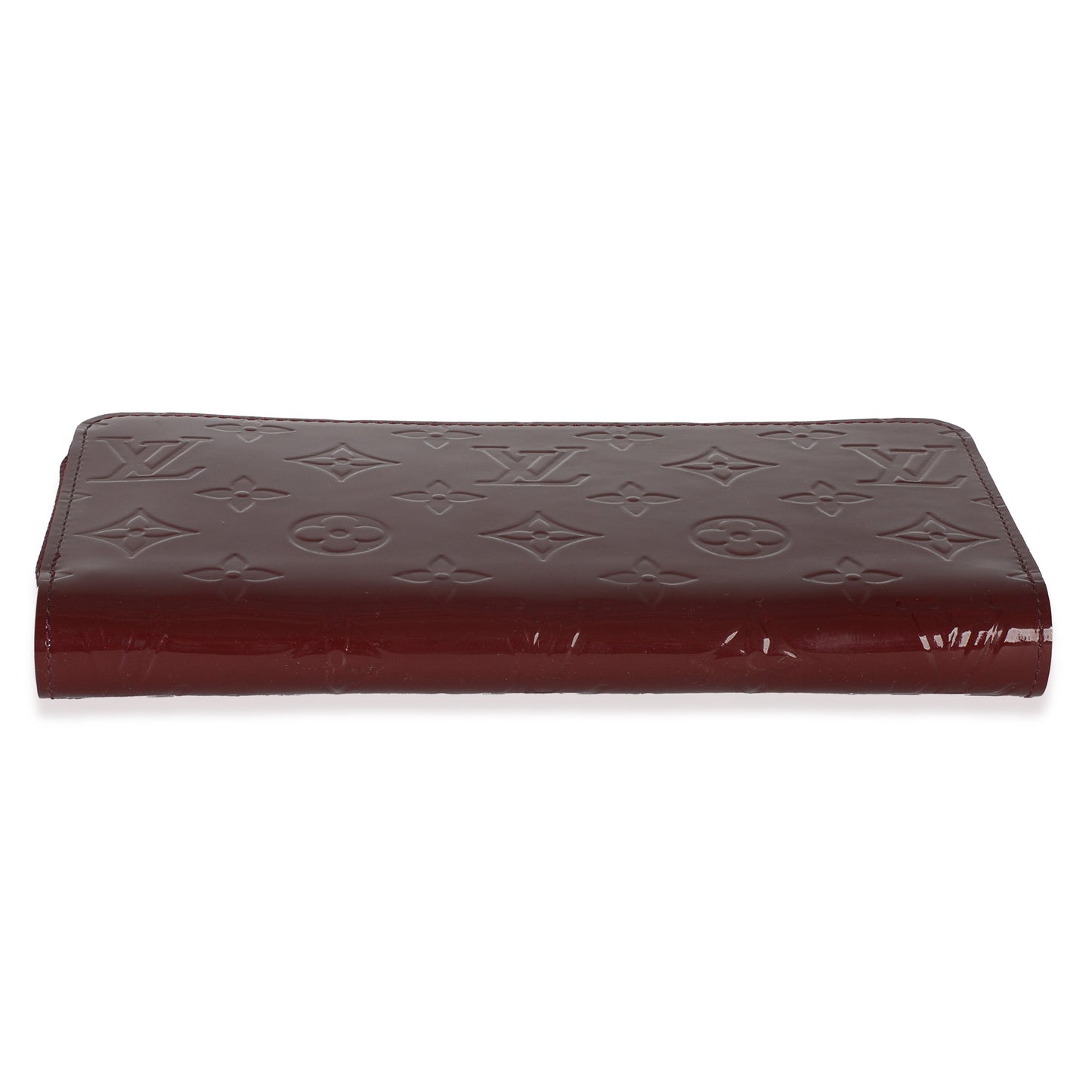 Louis Vuitton Red Monogram Vernis Zippy Wallet