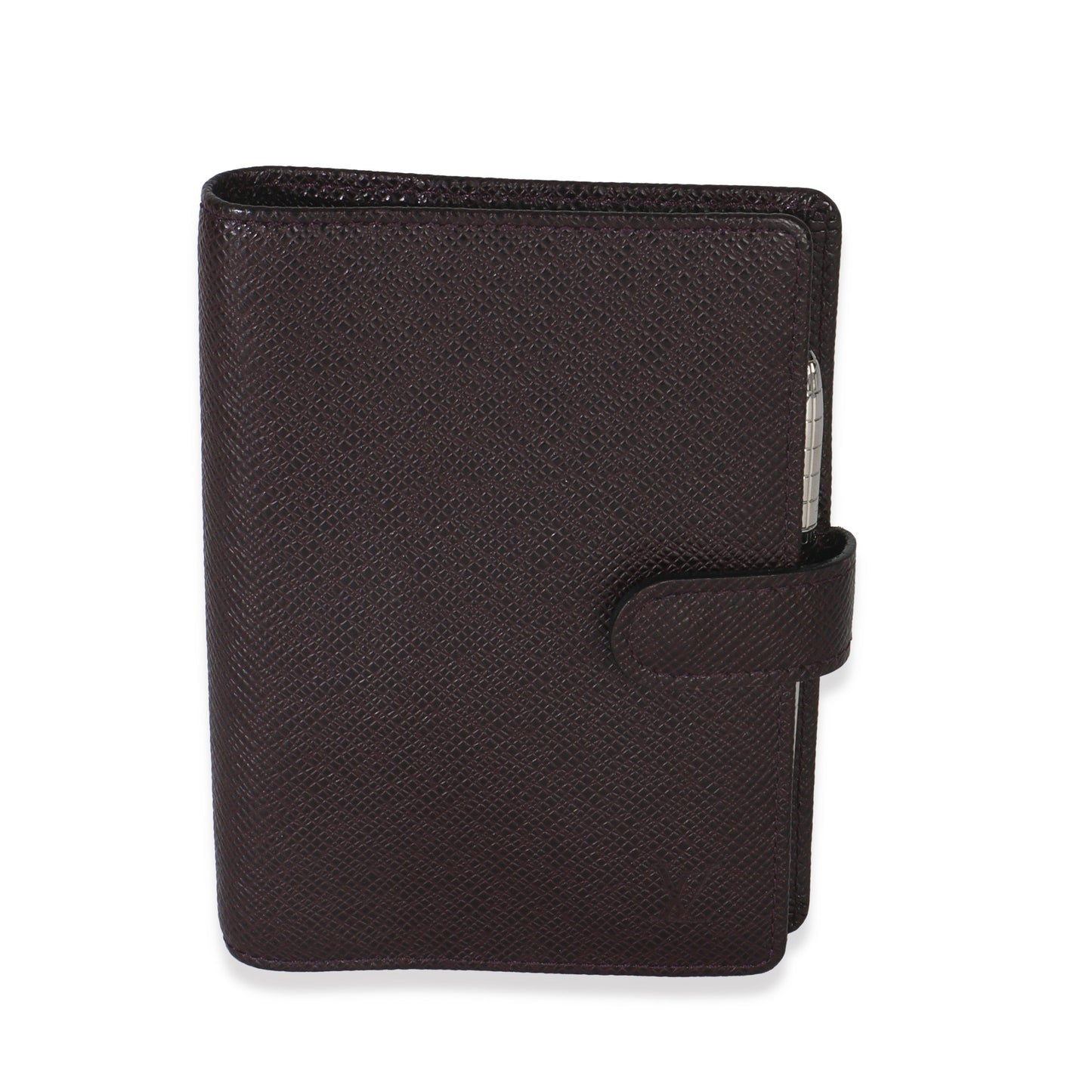 Louis Vuitton Purple Taiga Small Ring Agenda Cover