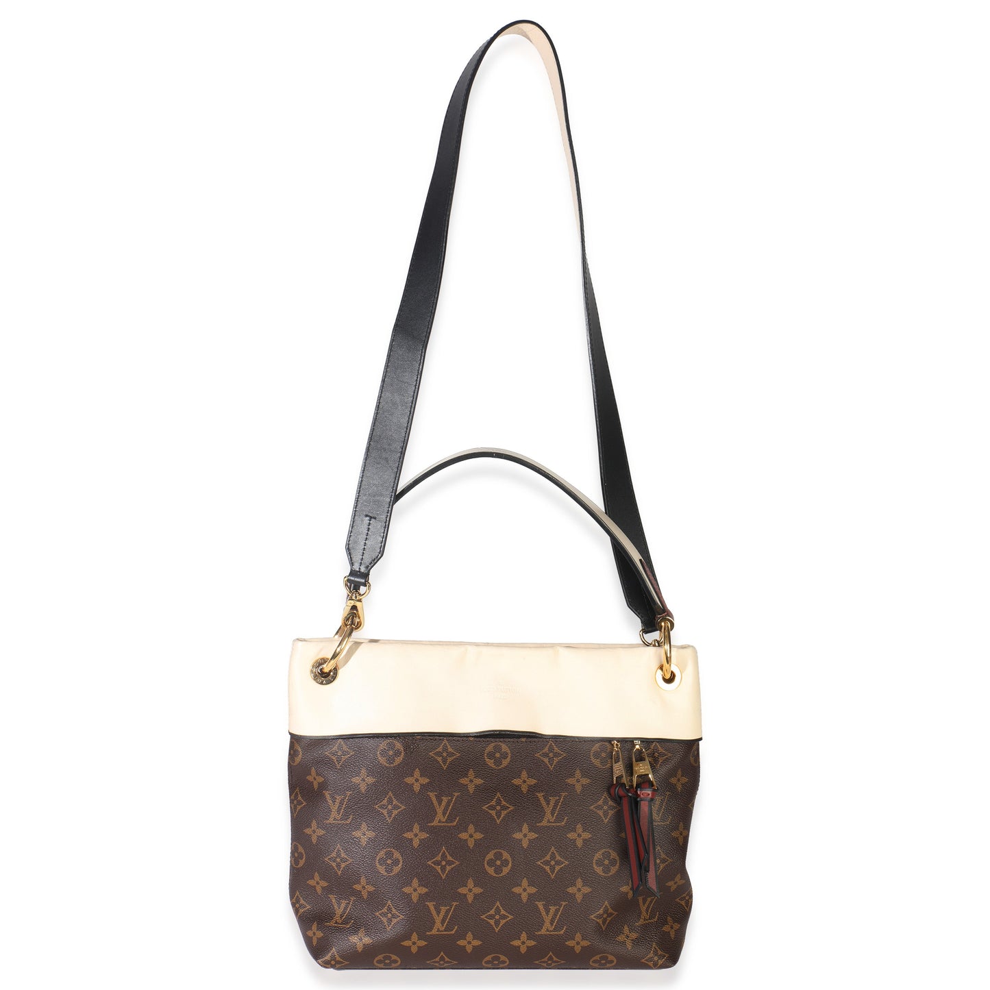 Louis Vuitton Creme Monogram Canvas Tuileries Besace