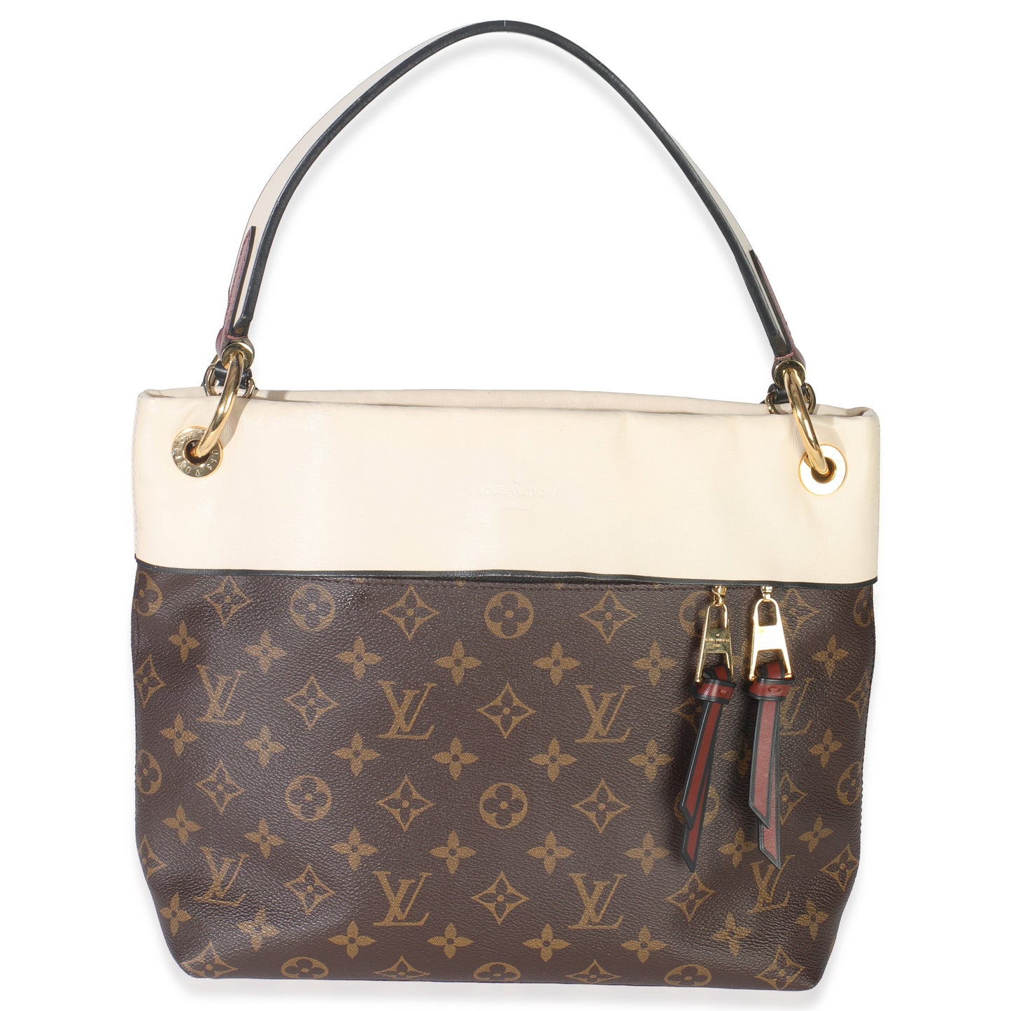 Louis Vuitton Creme Monogram Canvas Tuileries Besace