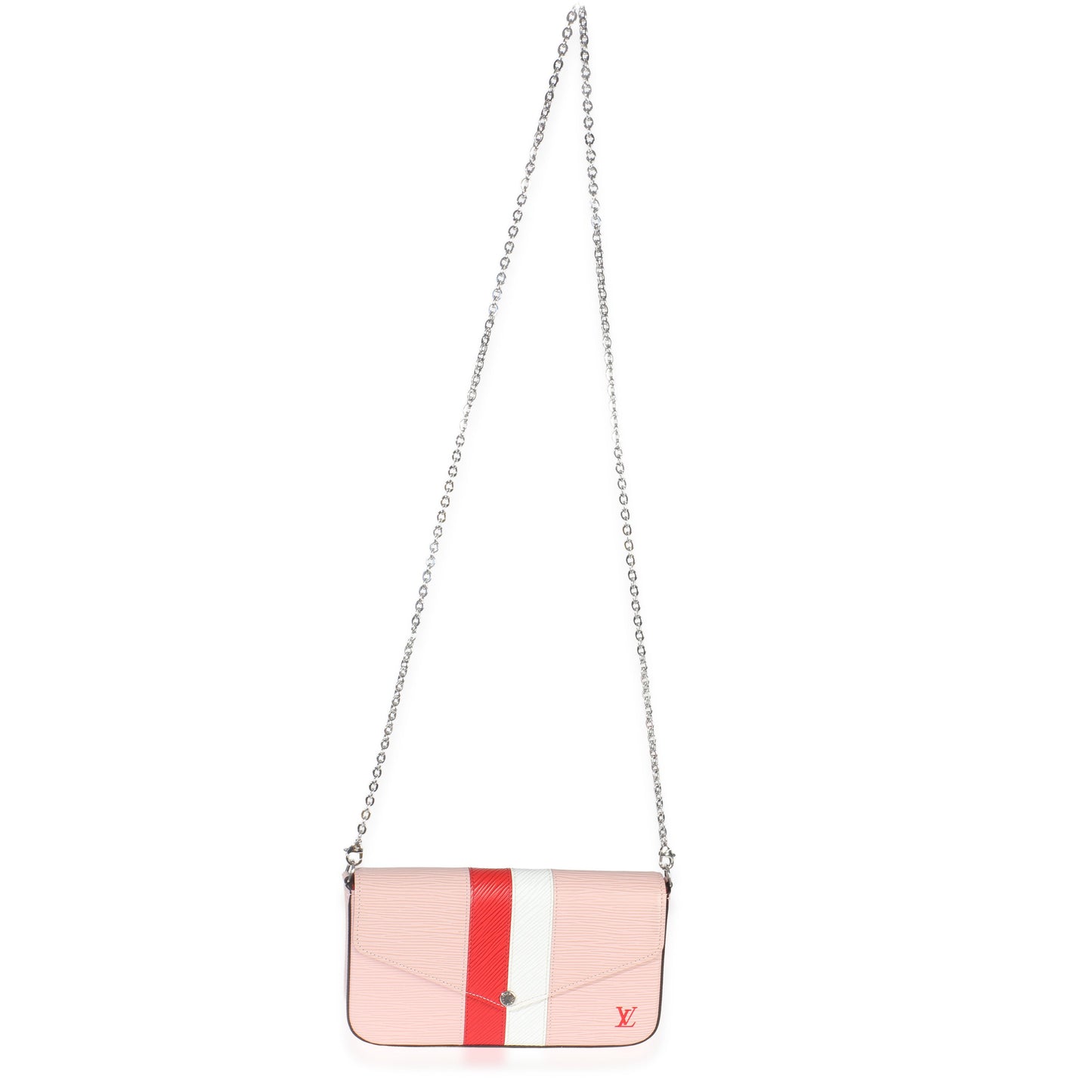 Louis Vuitton Rose Ballerine Epi Stripe Felicie Pochette