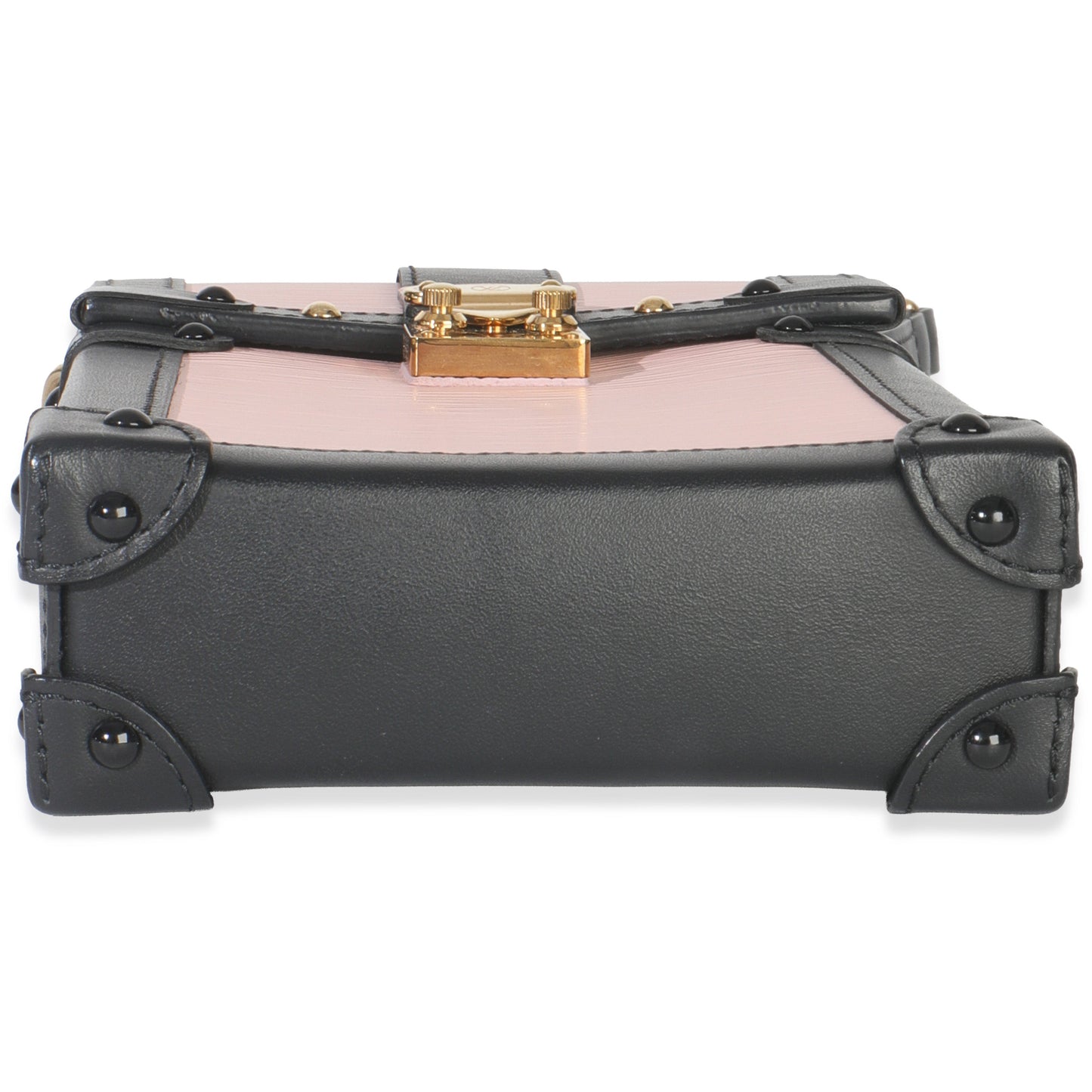 Louis Vuitton Rose Ballerine Black Epi Vertical Trunk Pochette