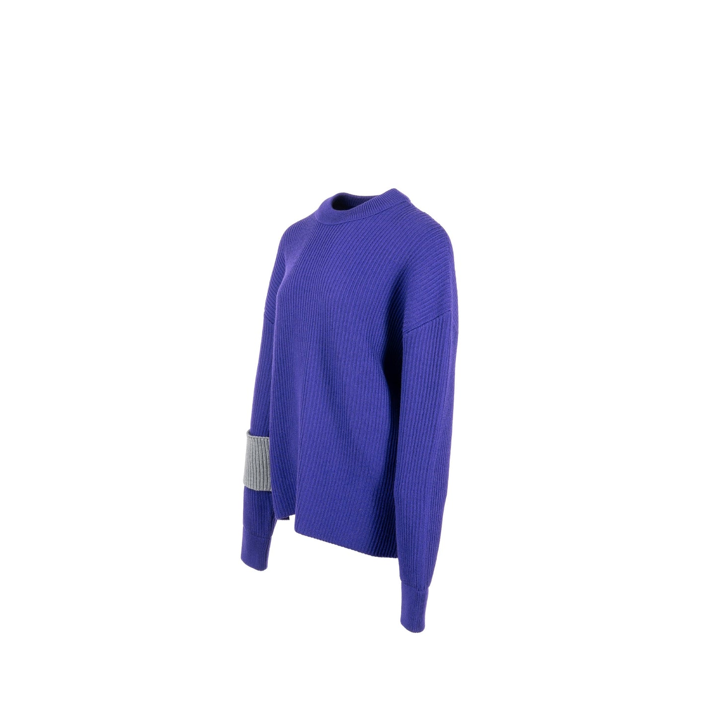 Louis Vuitton Size S Asia Limited World Sweater Wool Purple/grey