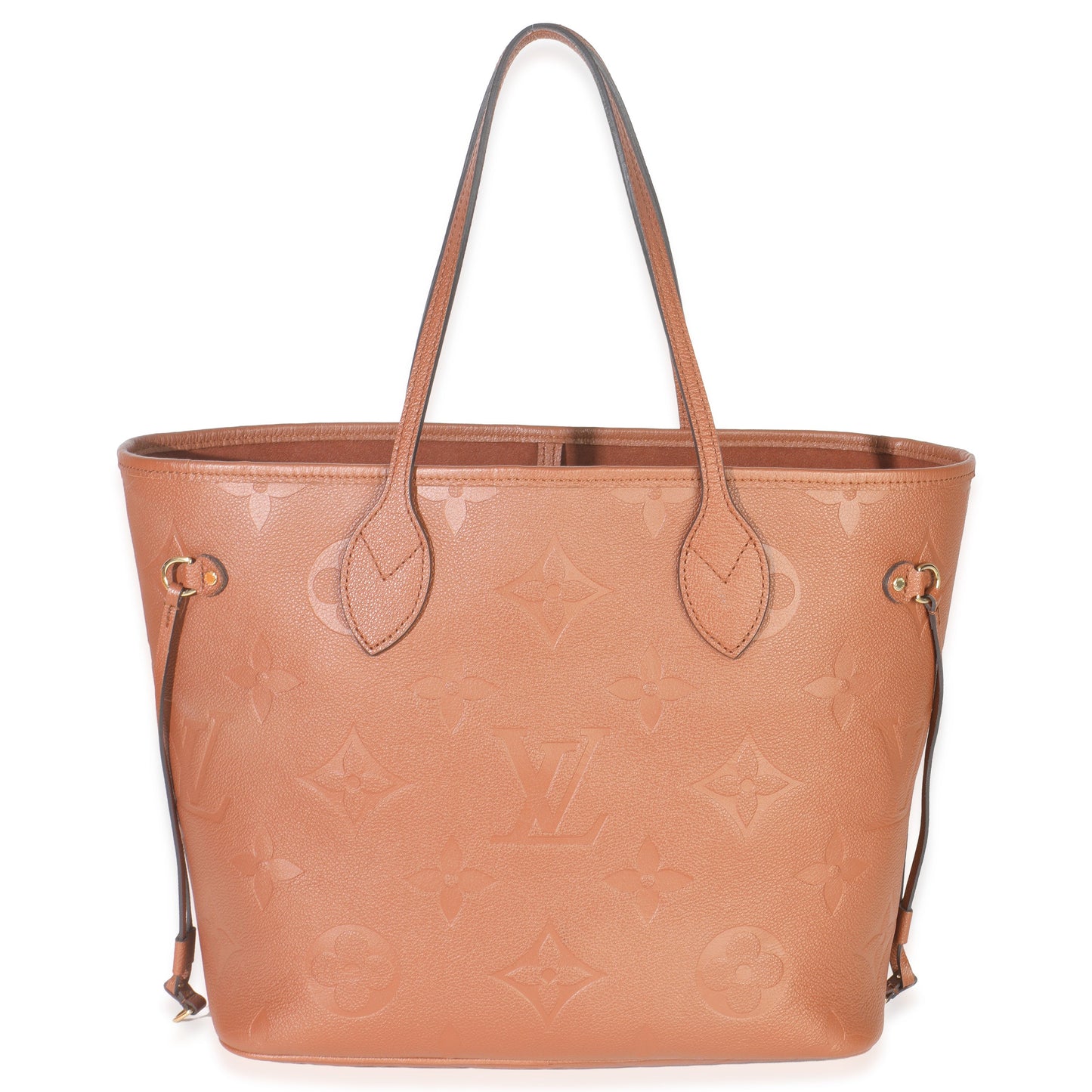 Louis Vuitton Cognac Empreinte Monogram Giant Neverfull MM