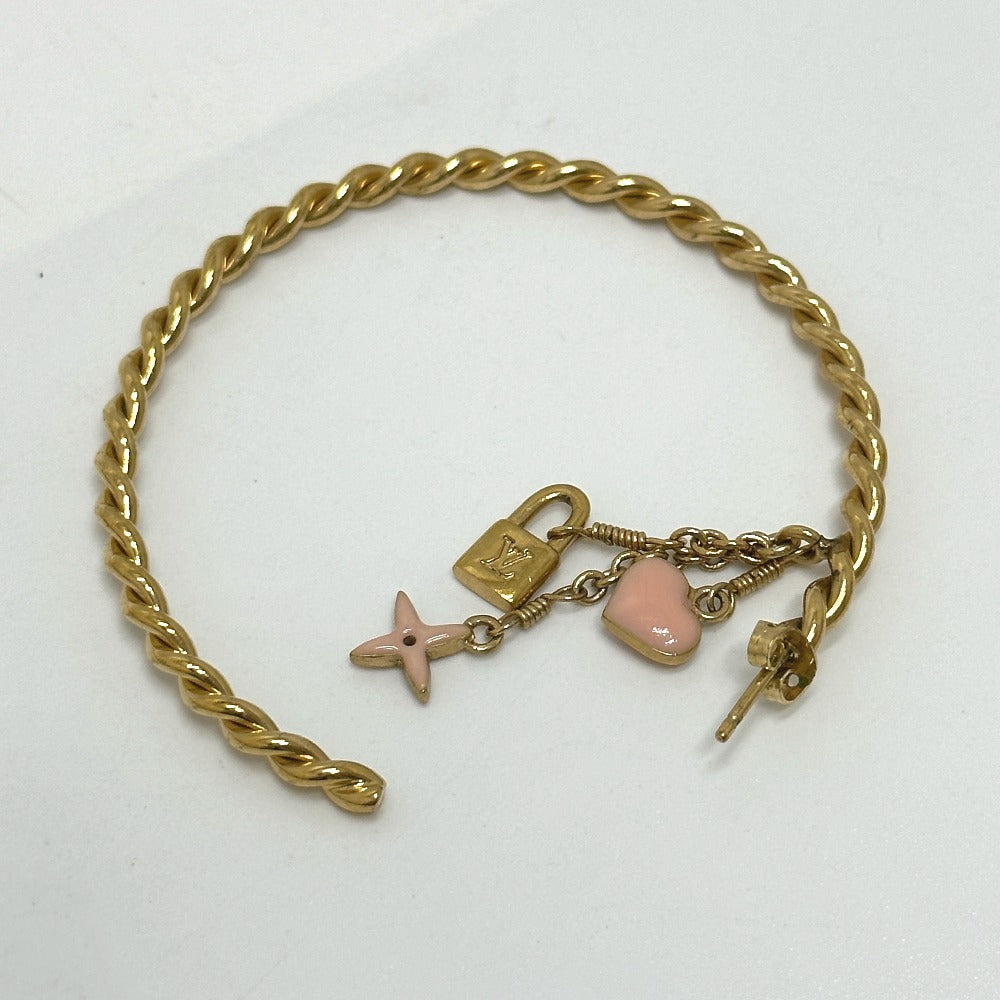 LOUIS VUITTON Pierce M65481 metal pink Accessories Creole Sweet Monogram Women