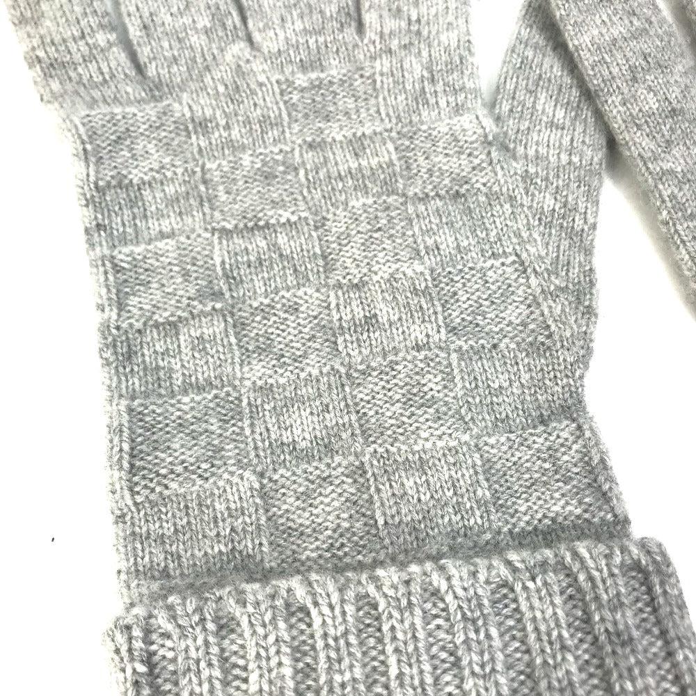 LOUIS VUITTON Glove M72679ï¿½@ cashmere gray Damier Leather Patch Gonhelshinki mens