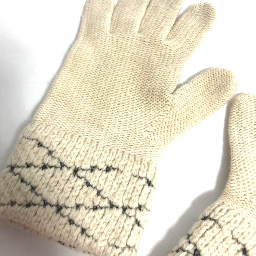 LOUIS VUITTON gloves M58363 Wool, Cashmere beige Gon Maltage Women