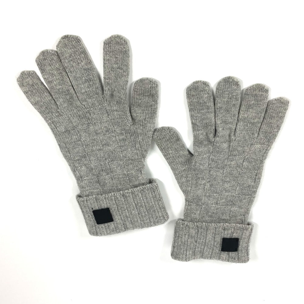 LOUIS VUITTON gloves M72679 cashmere gray Gonhelshinki mens
