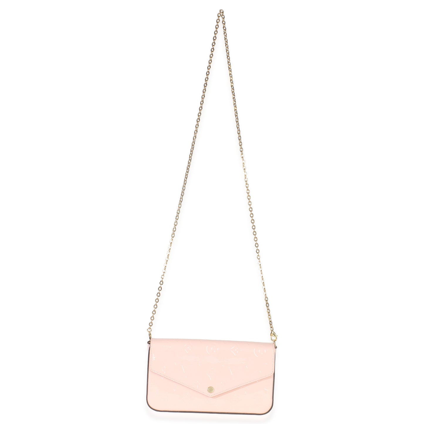 Louis Vuitton Rose Ballerine Monogram Vernis Felicie Pochette