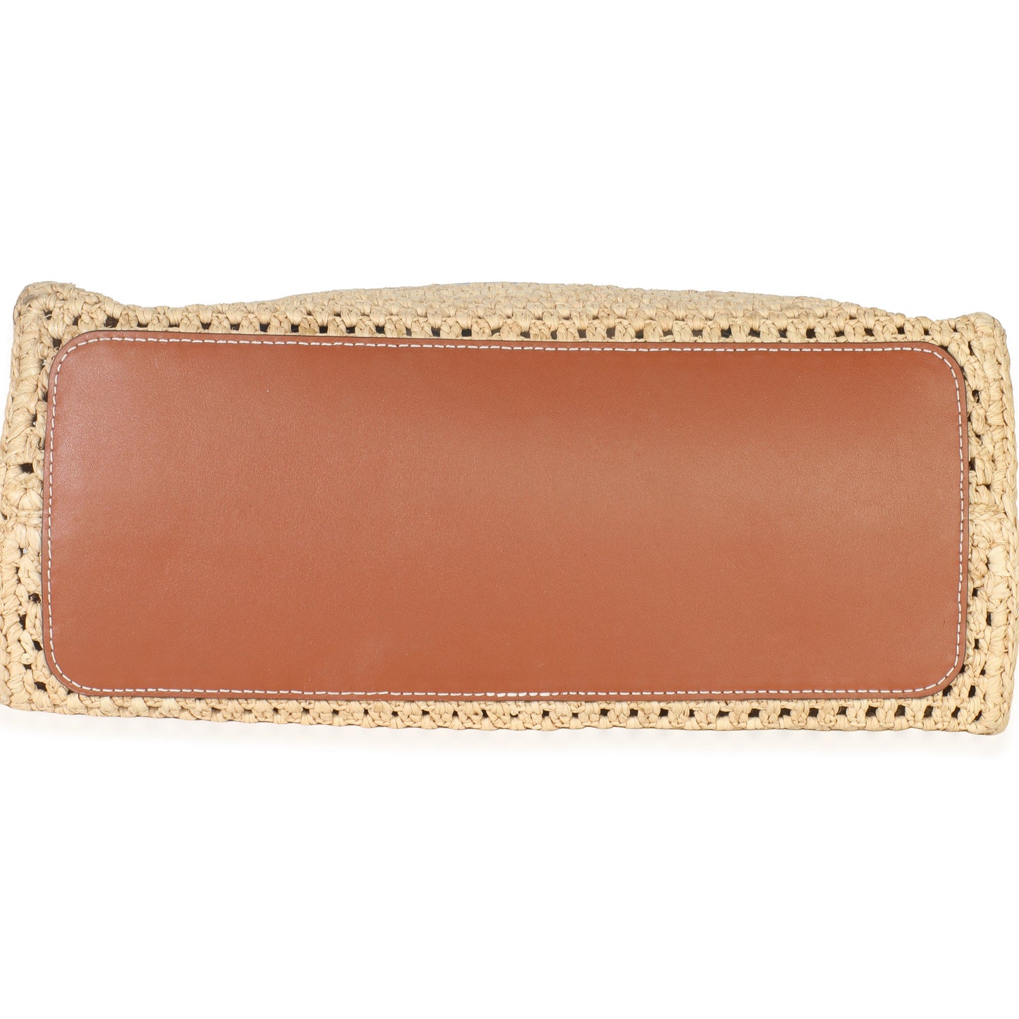 Louis Vuitton Natural Raffia Calfskin Portofino OnTheGo MM