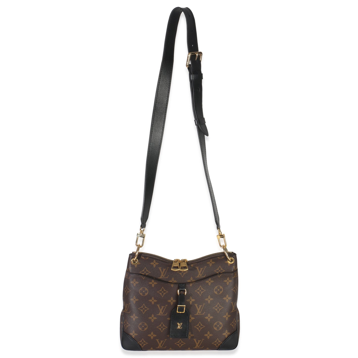 Louis Vuitton Black Monogram Canvas Odeon PM NM