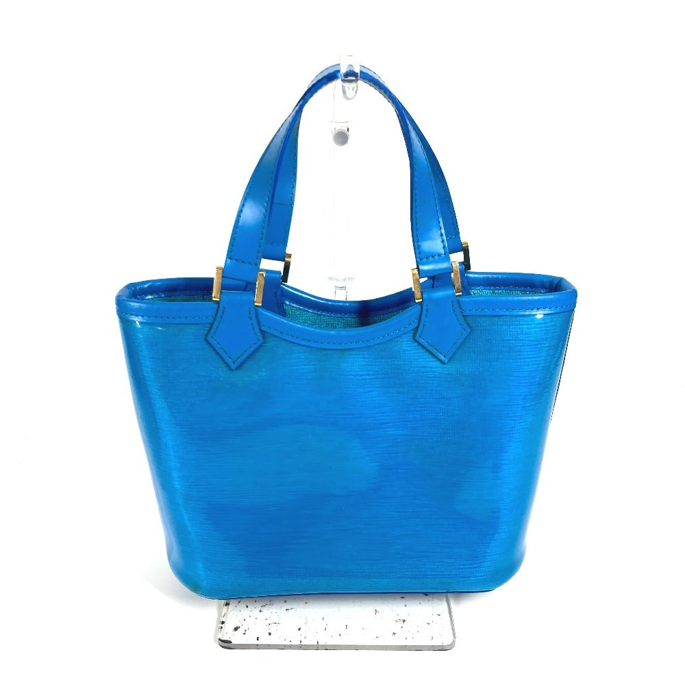 LOUIS VUITTON Handbag M92472 Plastics, Leather blue Epiplage Mini lagoon bay Women