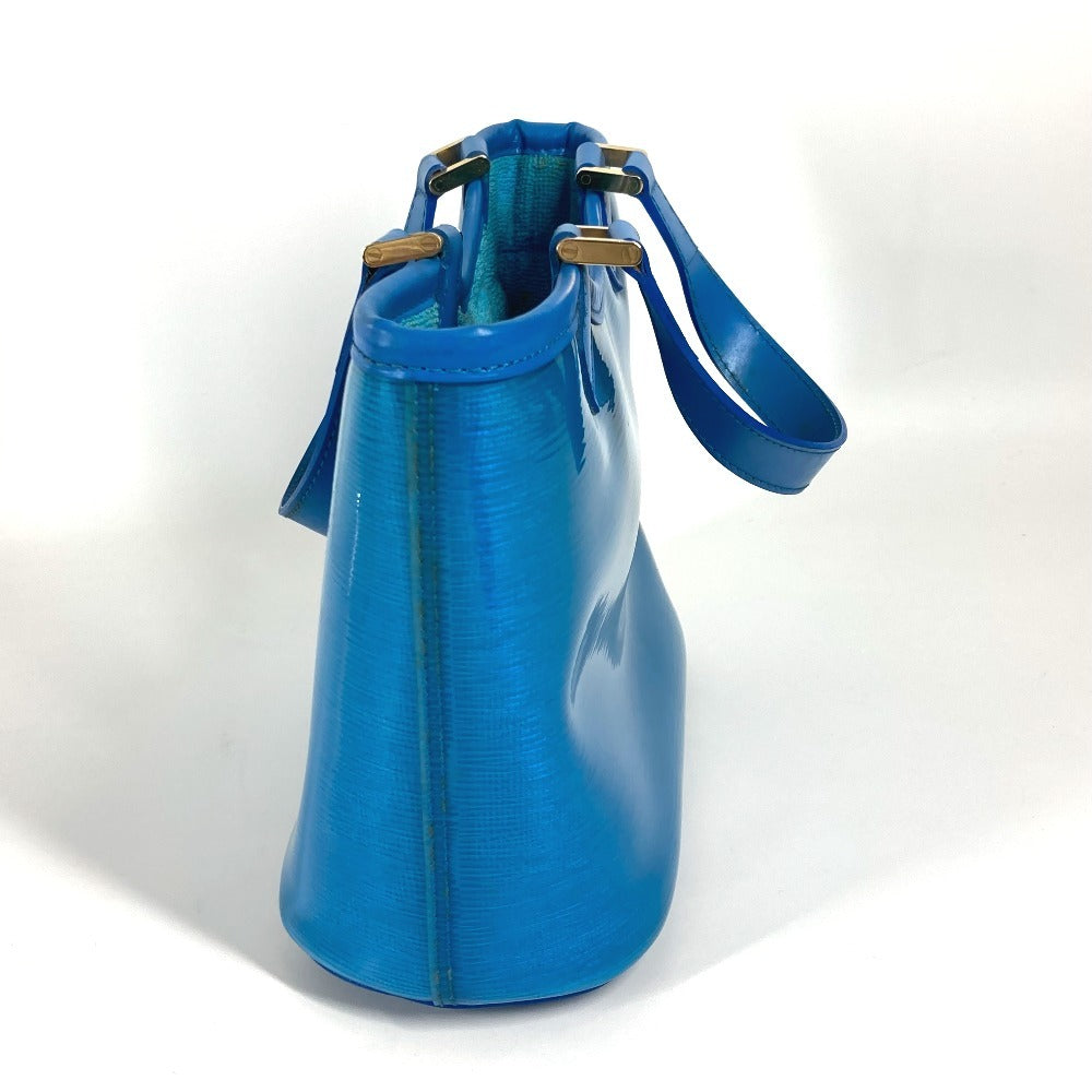 LOUIS VUITTON Handbag M92472 Plastics, Leather blue Epiplage Mini lagoon bay Women