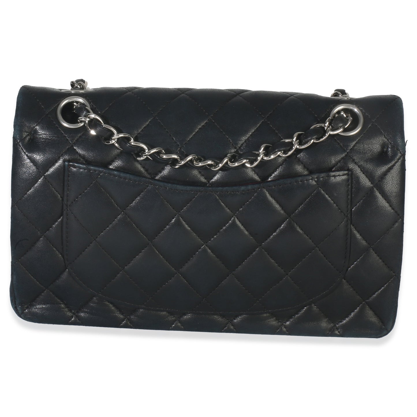 Chanel Black Quilted Lambskin Small Classic Double Flap Bag