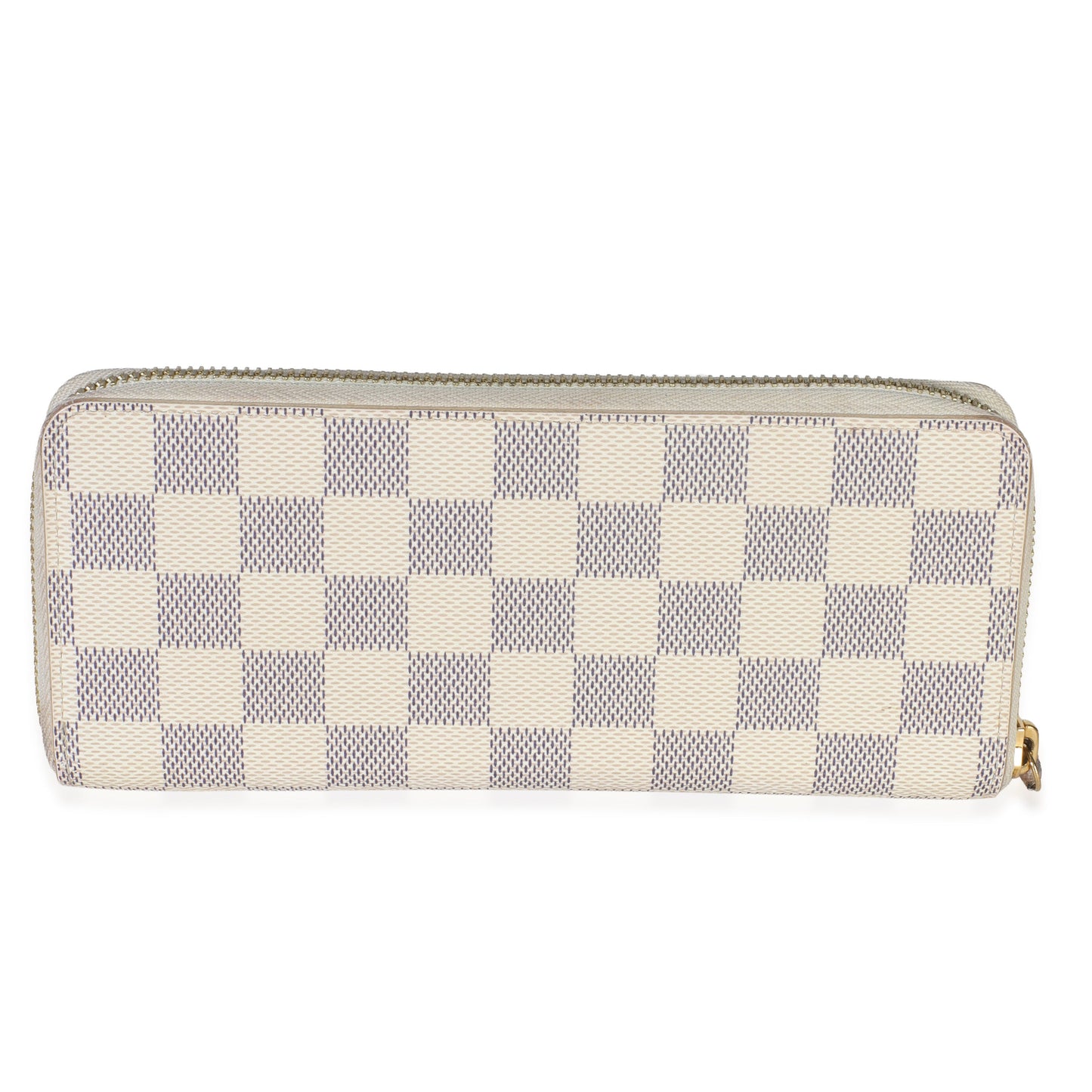 Louis Vuitton Rose Ballerine Damier Azur Canvas Clemence Wallet