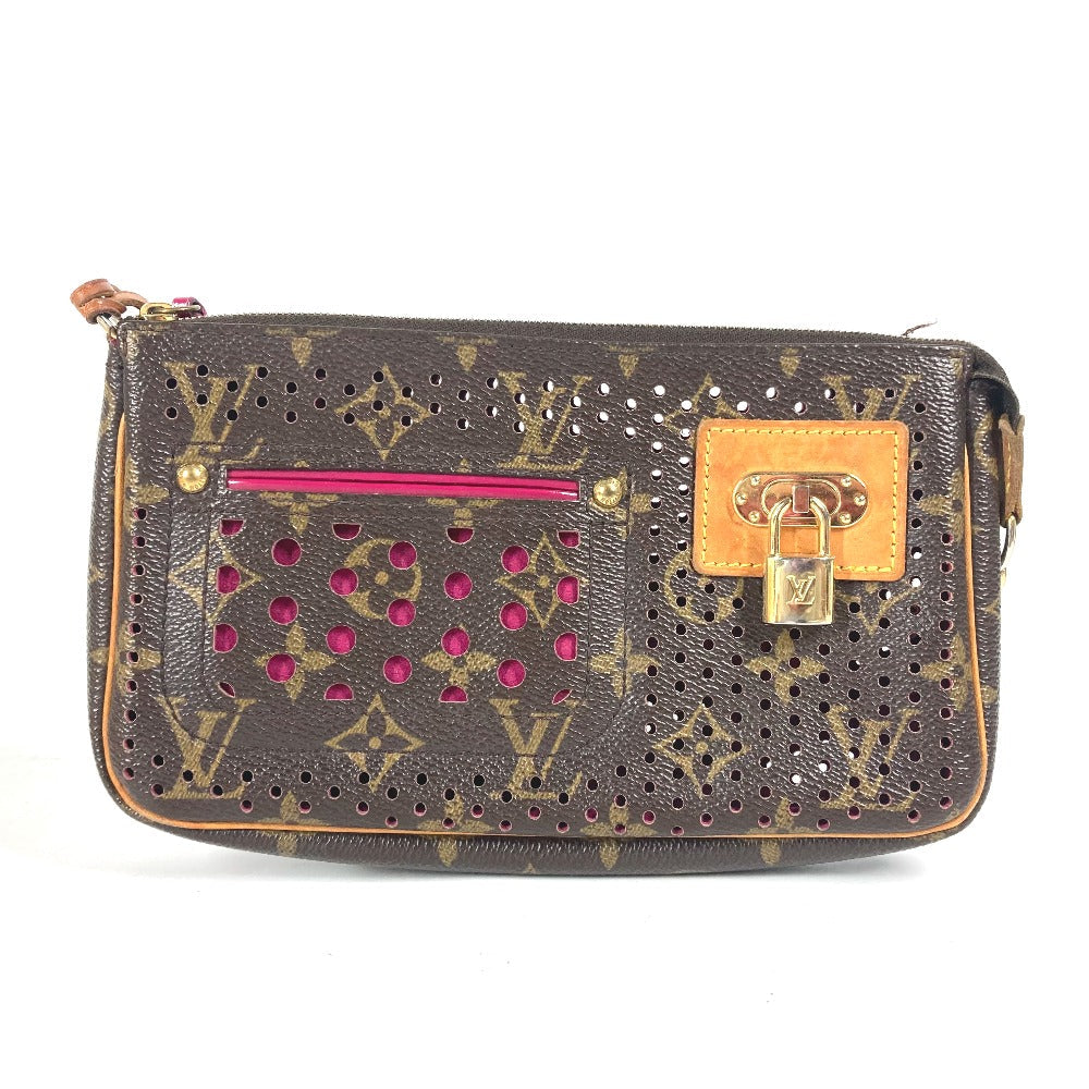 LOUIS VUITTON Shoulder Bag M95183 Monogram canvas pink Monogram Perfo Pochette Accessories Women