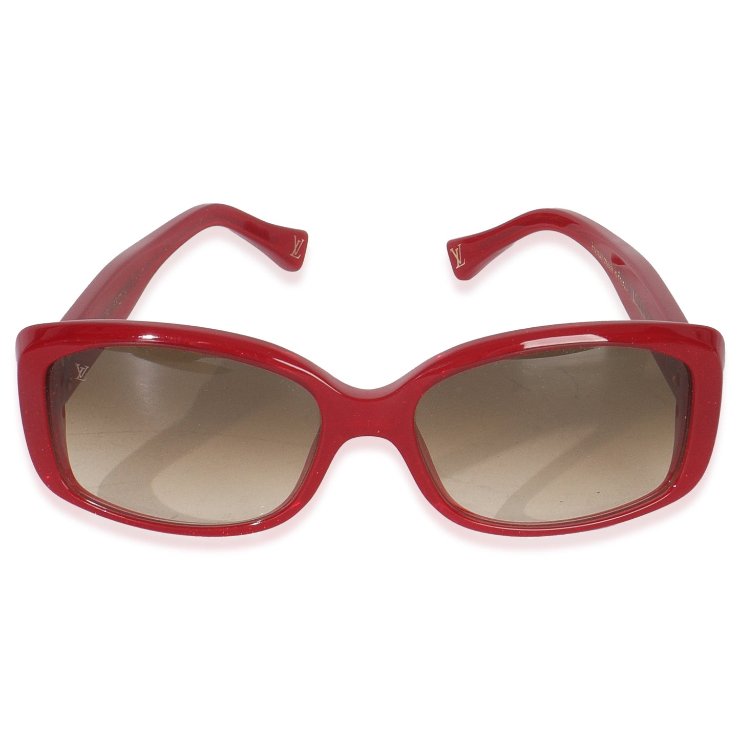 Louis Vuitton Red Speckling Acetate Soupon Sunglasses
