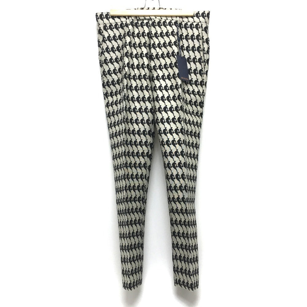 LOUIS VUITTON Pants wool Gray x black NBA collaboration mens 38