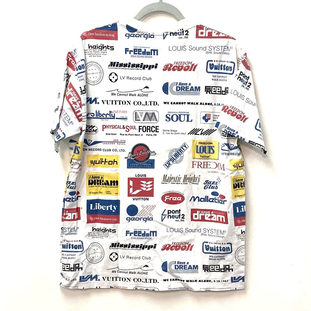 LOUIS VUITTON Short sleeve T-shirt cotton White x Multicolor apparel T-shirt tops mens âl