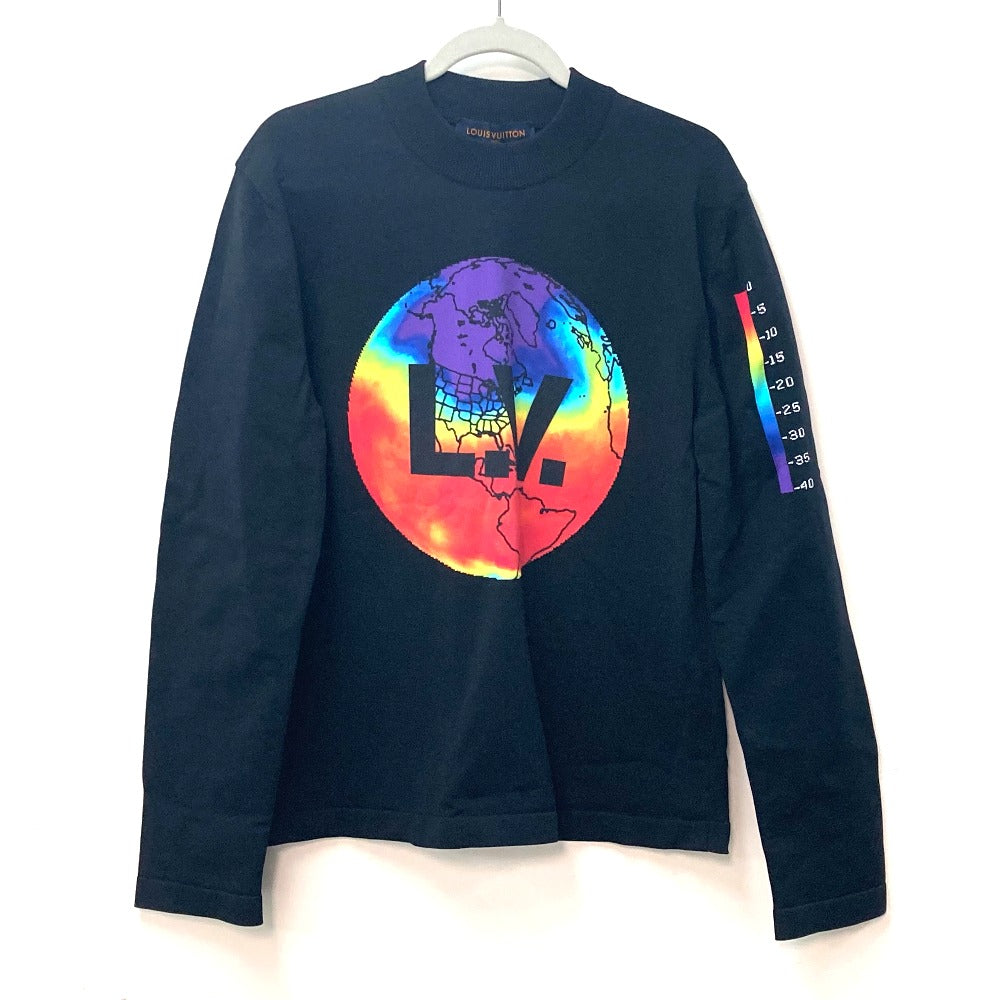 LOUIS VUITTON sweat polyamide black Virgil Abloh Tops Long Sleeve trainer mens âk