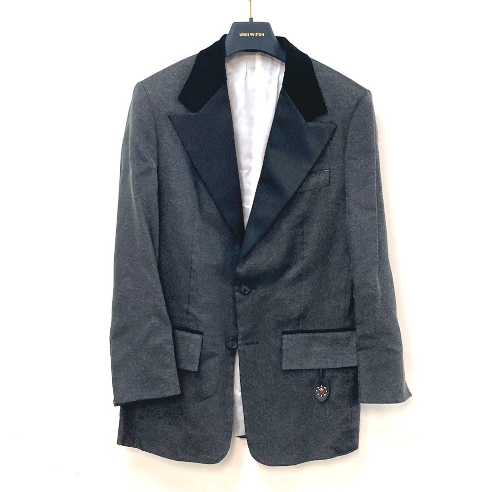 LOUIS VUITTON Jacket Viscose black FLVE98 slit sleeve Women 34