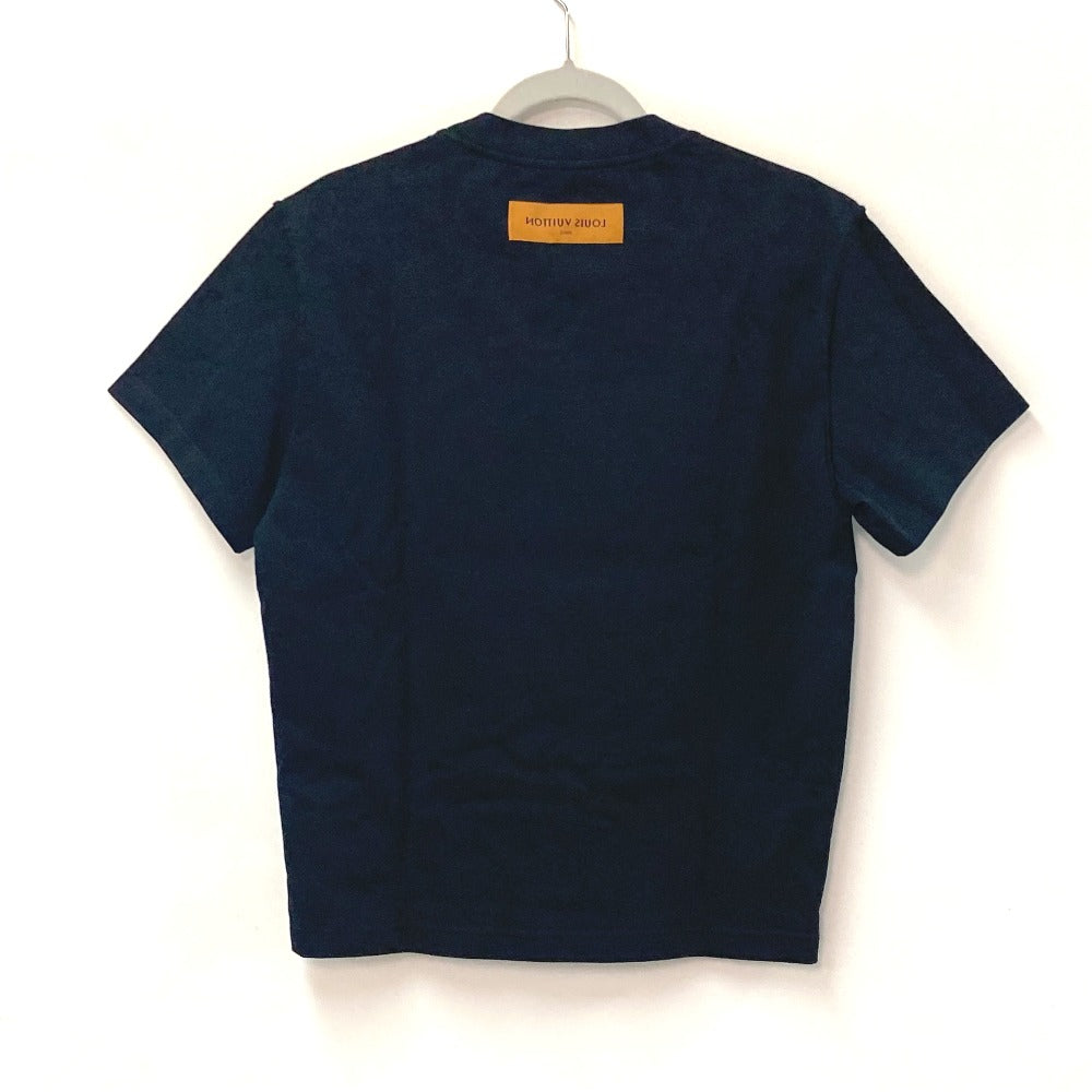 LOUIS VUITTON Short sleeve T-shirt pattern number unknown cotton black Pleated mens M